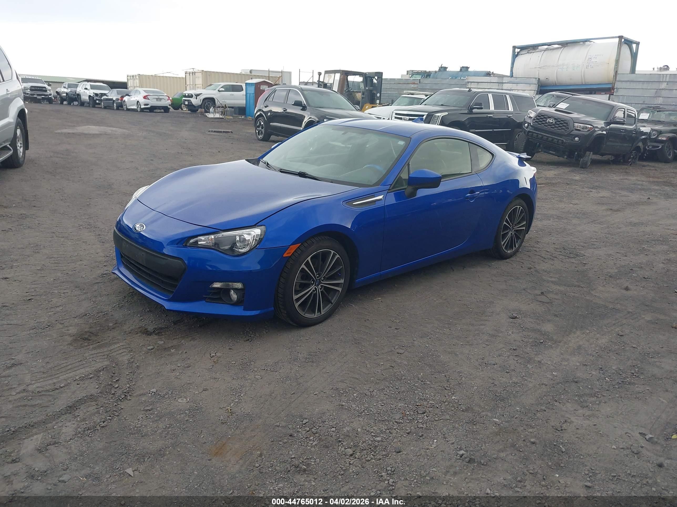 2015 Subaru Brz Limited Blue vin: JF1ZCAC19F9603709
