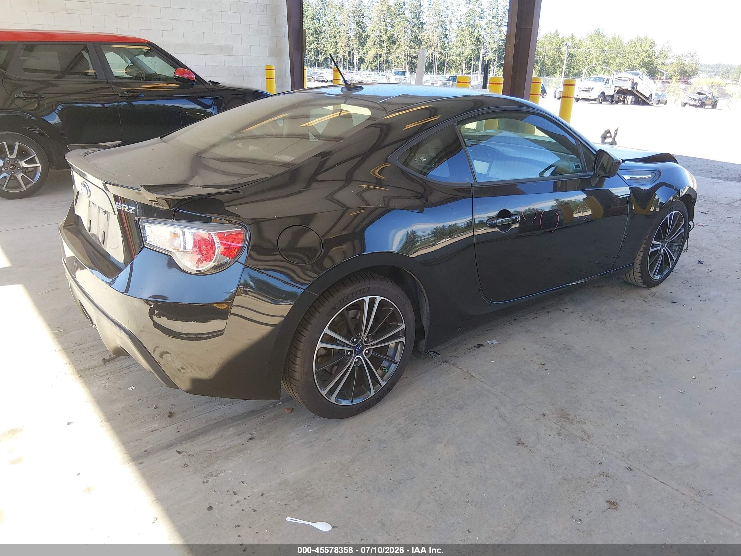 2013 Subaru Brz Limited Black vin: JF1ZCAC1XD1604461