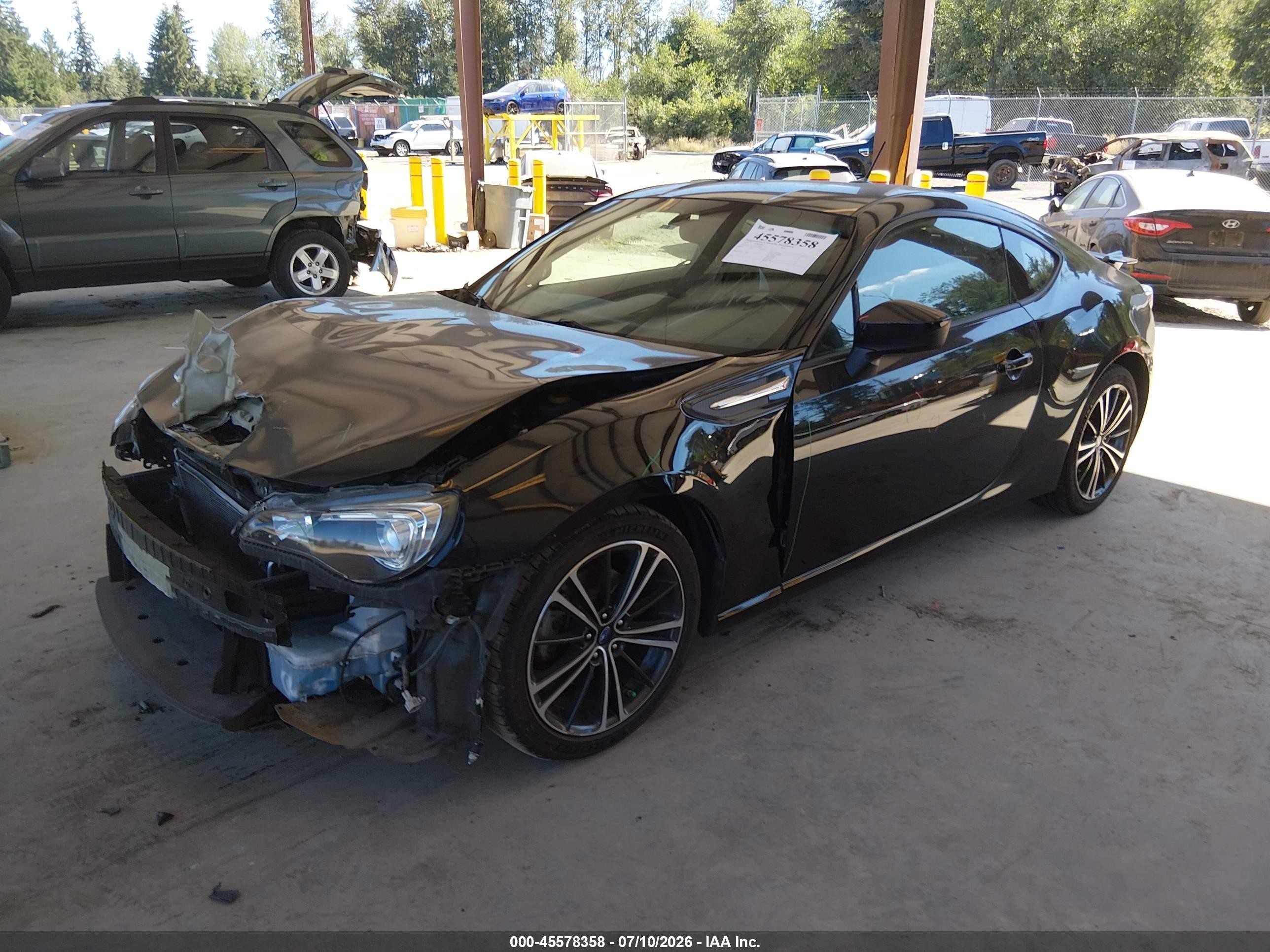 2013 Subaru Brz Limited Black vin: JF1ZCAC1XD1604461