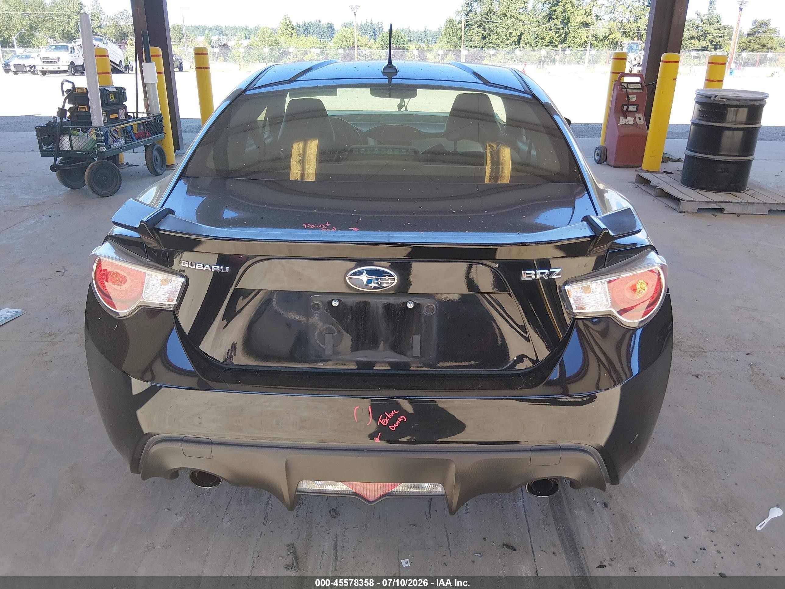 2013 Subaru Brz Limited Black vin: JF1ZCAC1XD1604461
