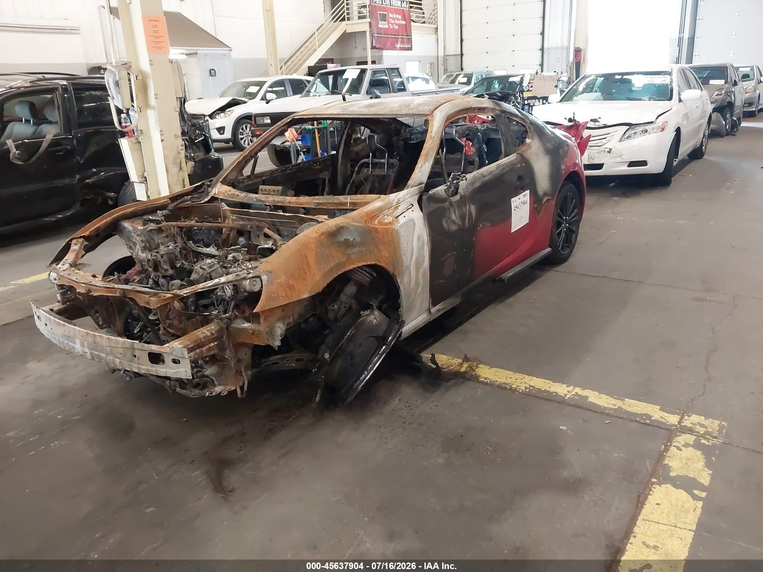 2013 Subaru Brz Limited Red vin: JF1ZCAC1XD1608512