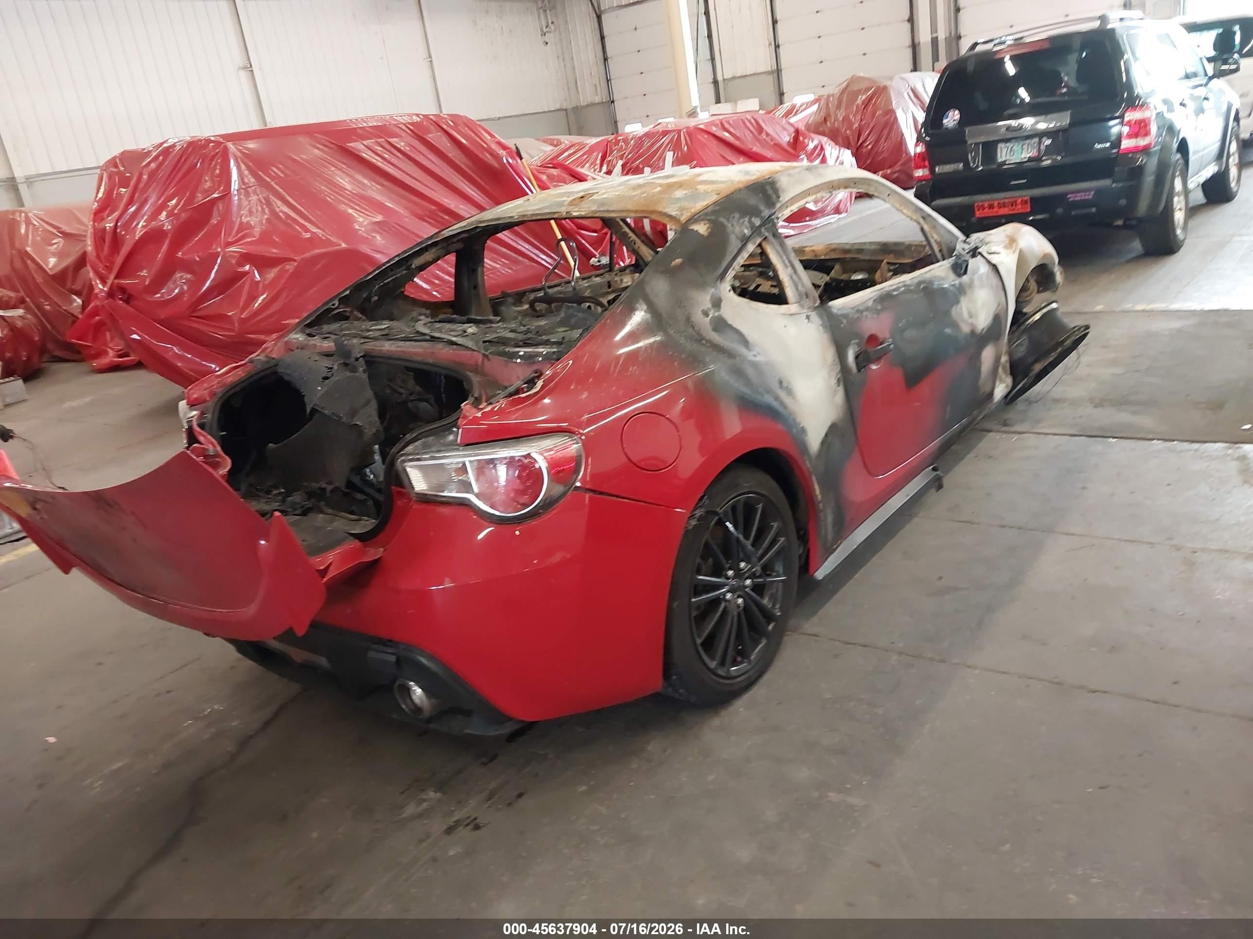2013 Subaru Brz Limited Red vin: JF1ZCAC1XD1608512