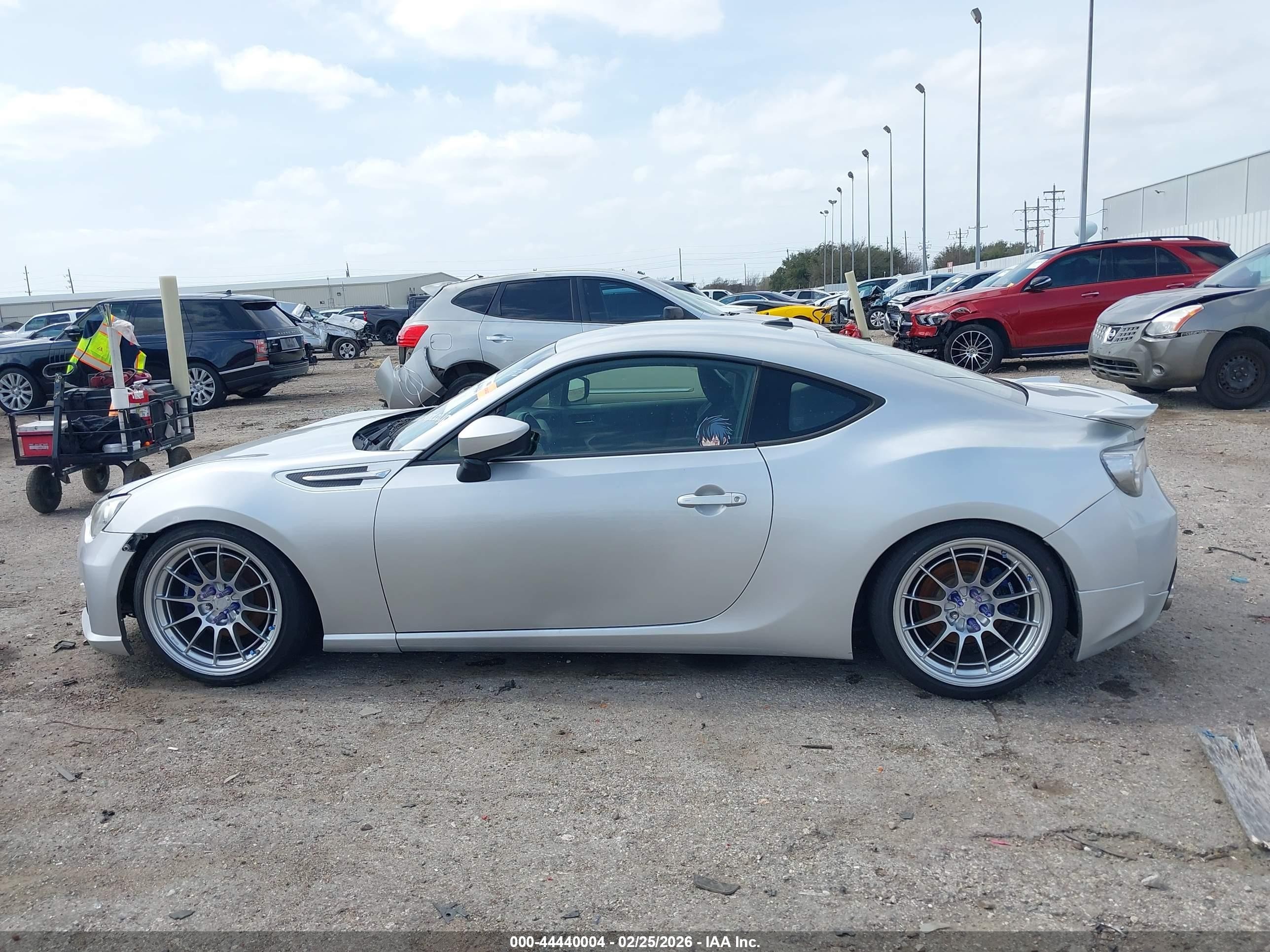 2013 Subaru Brz Limited Silver vin: JF1ZCAC1XD2610819