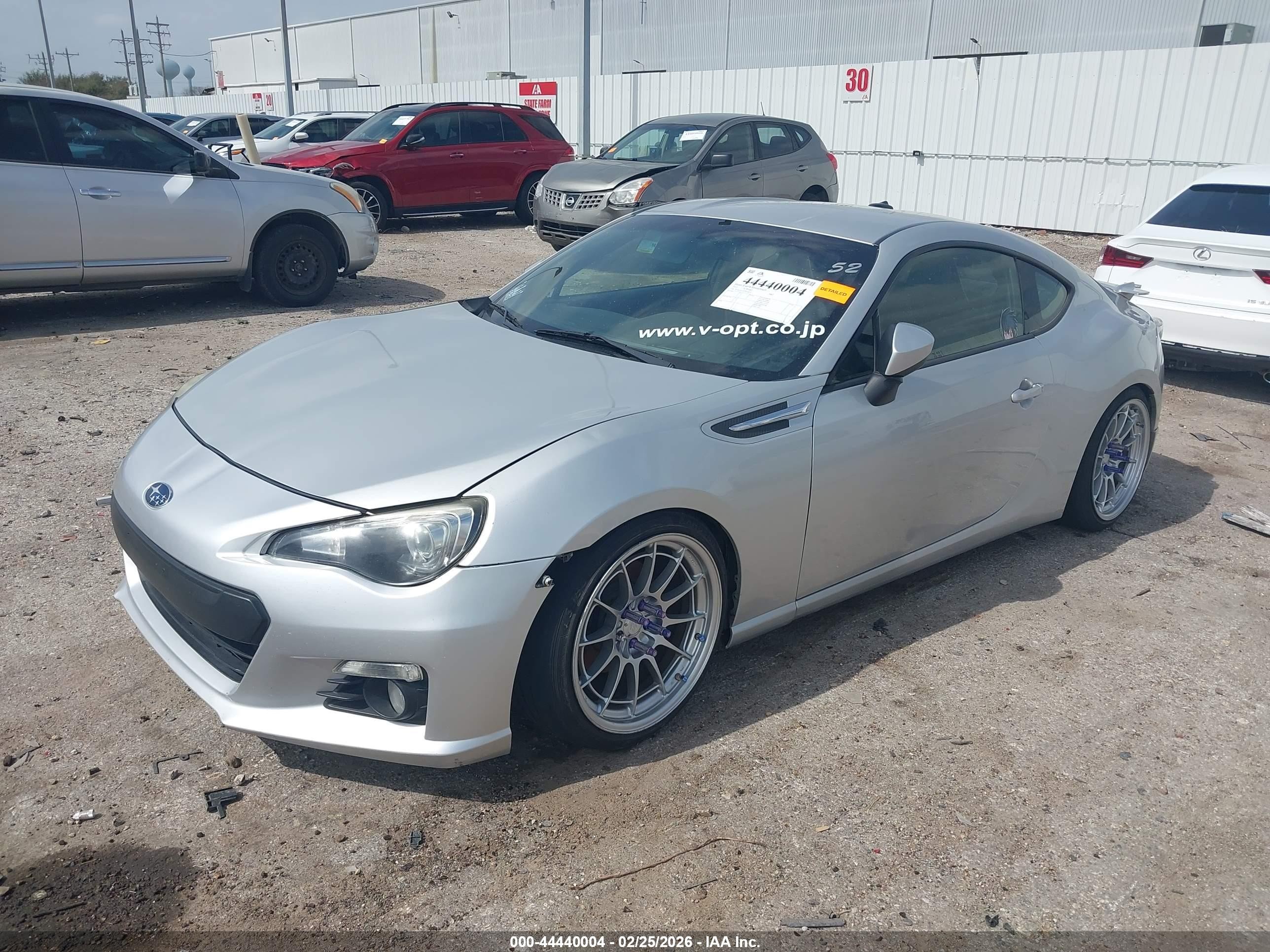 2013 Subaru Brz Limited Silver vin: JF1ZCAC1XD2610819