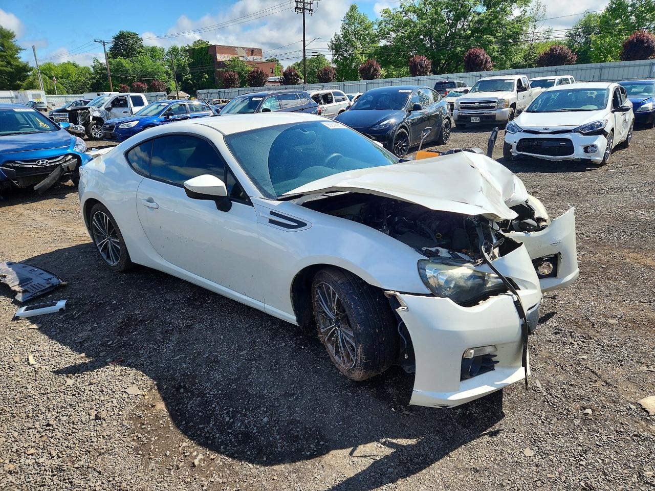 2014 Subaru Brz 2.0 Limited Белый vin: JF1ZCAC1XE8601391