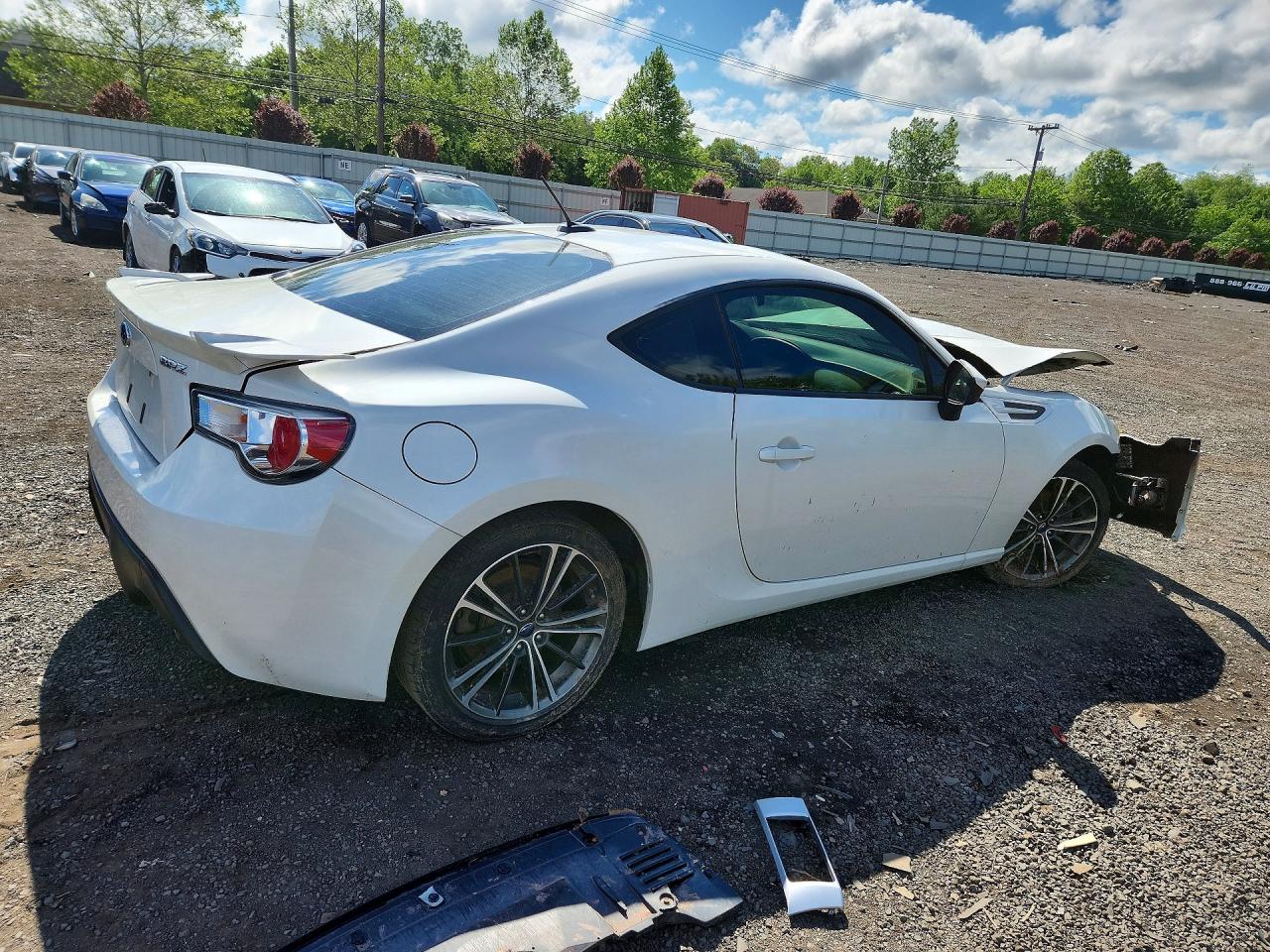 2014 Subaru Brz 2.0 Limited White vin: JF1ZCAC1XE8601391