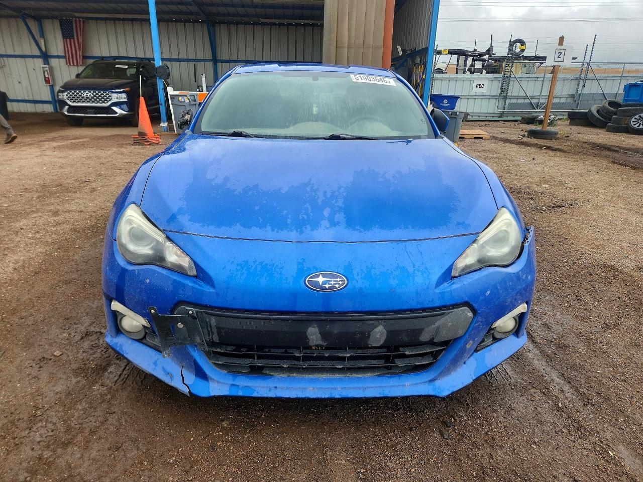 2014 Subaru Brz 2.0 Limited Blue vin: JF1ZCAC1XE8602332