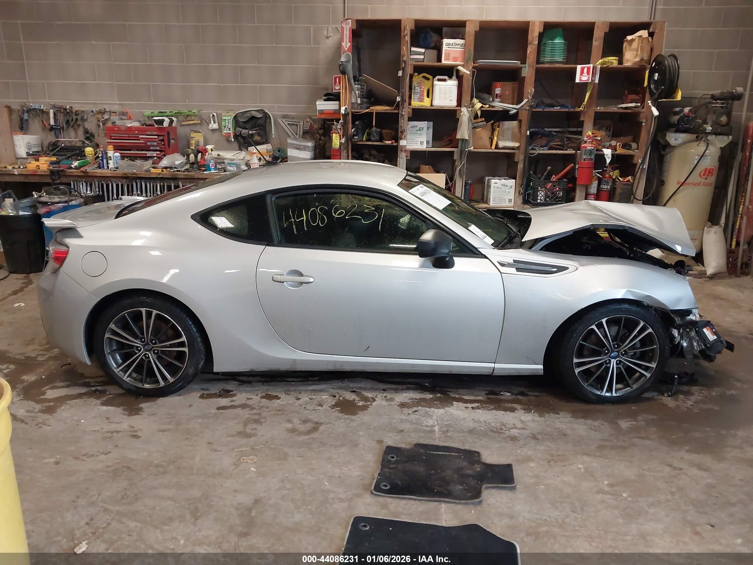 2014 Subaru Brz Limited Silver vin: JF1ZCAC1XE9601496