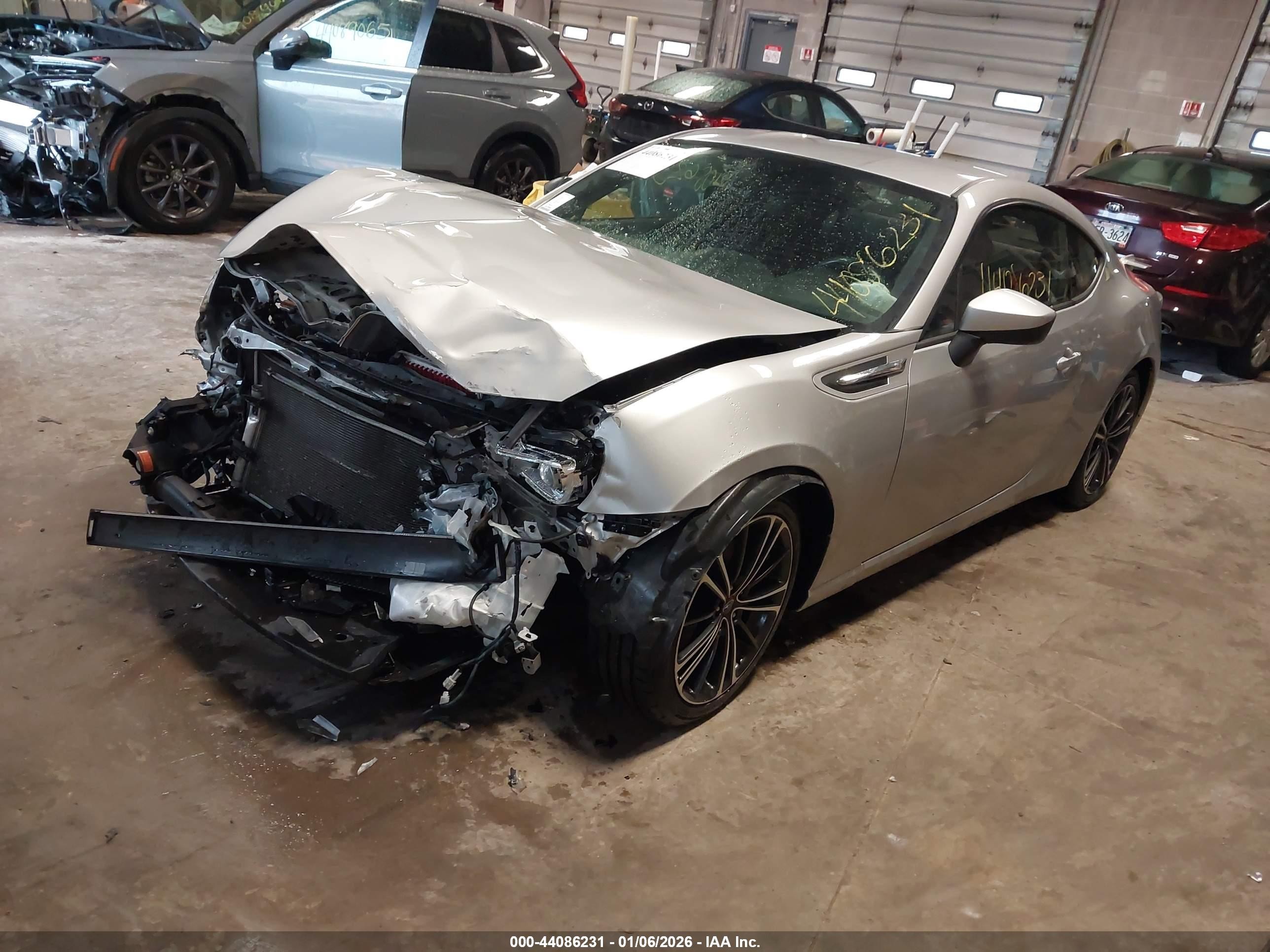 2014 Subaru Brz Limited Silver vin: JF1ZCAC1XE9601496