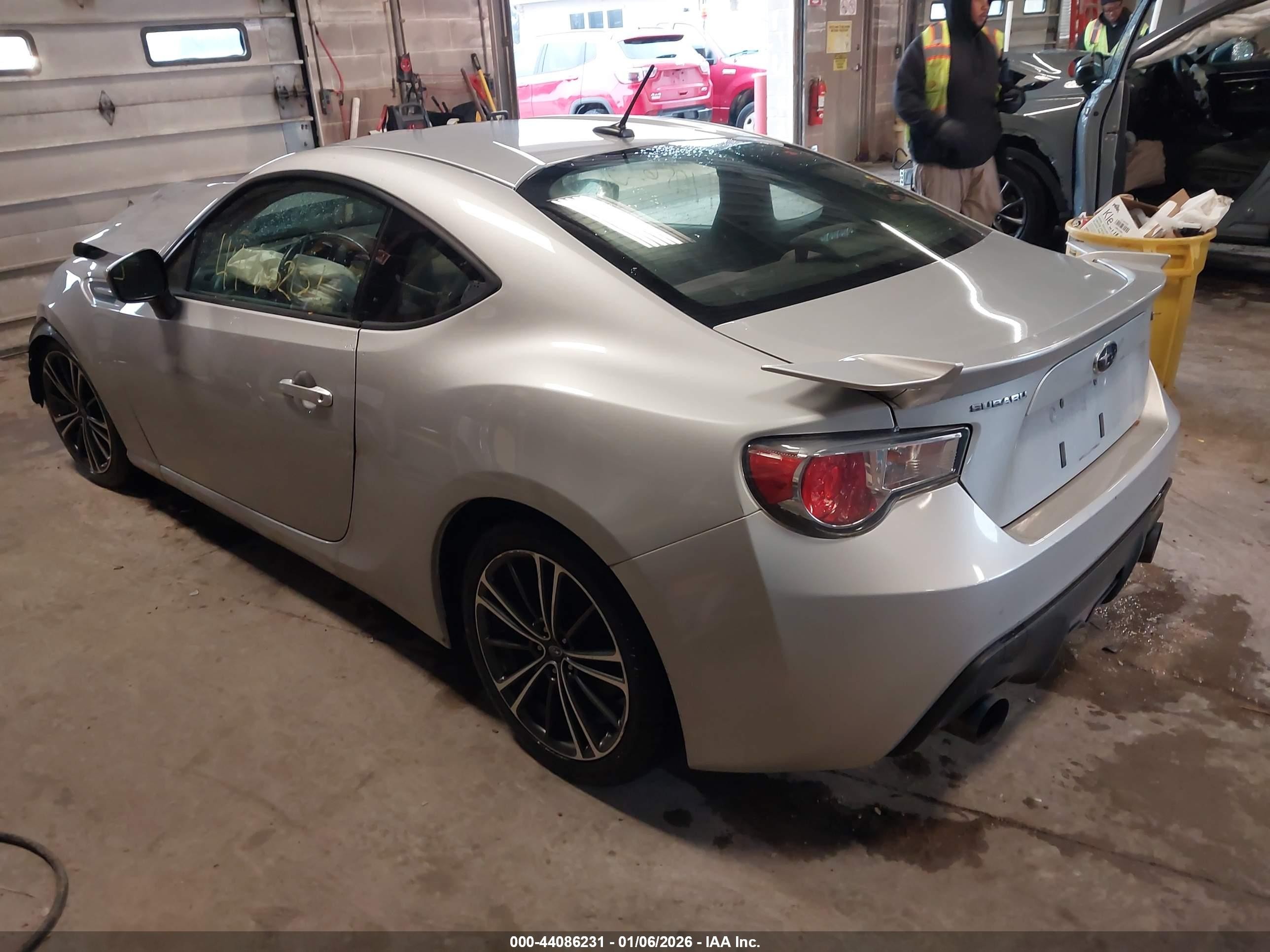 2014 Subaru Brz Limited Silver vin: JF1ZCAC1XE9601496