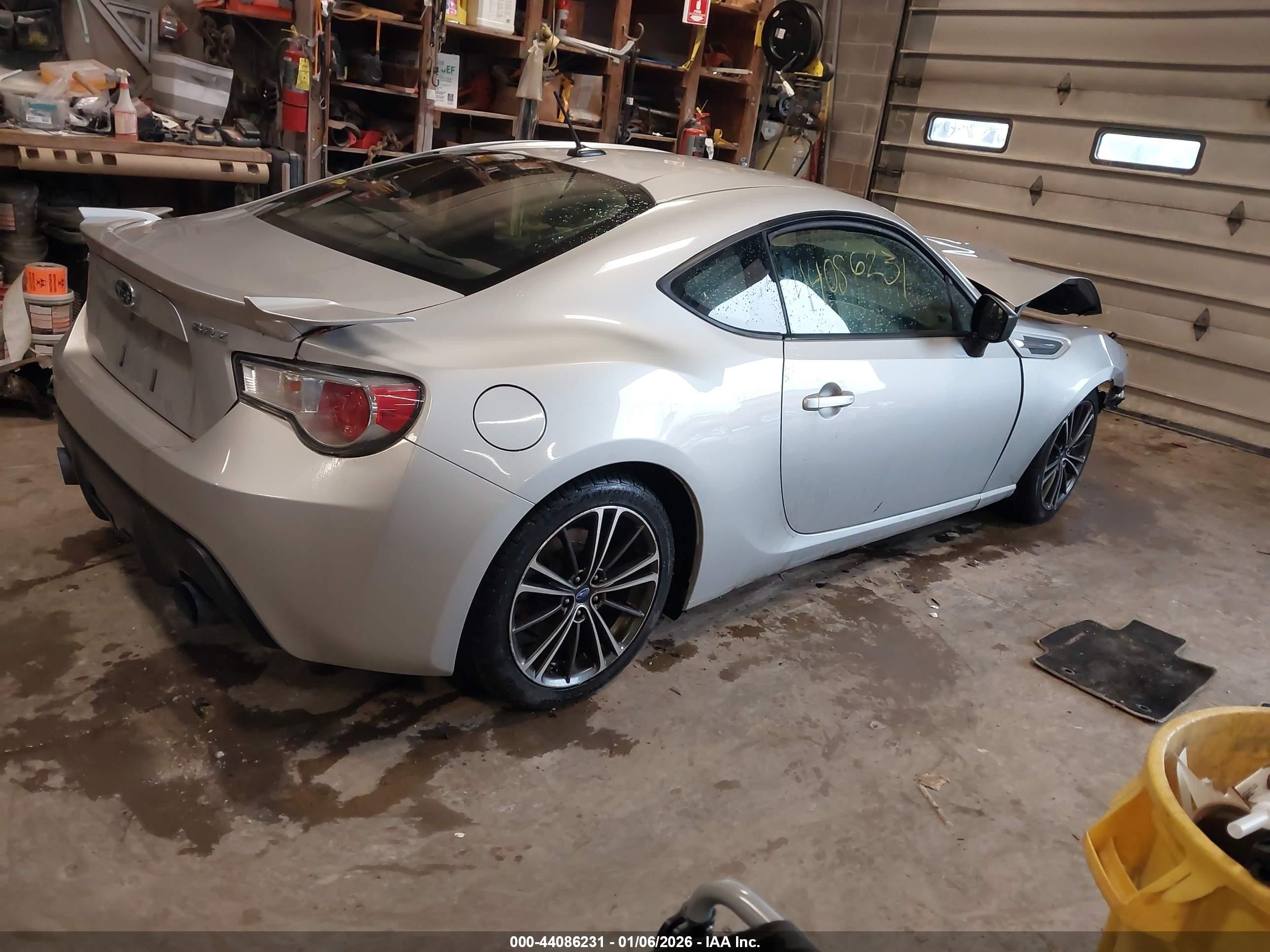 2014 Subaru Brz Limited Silver vin: JF1ZCAC1XE9601496