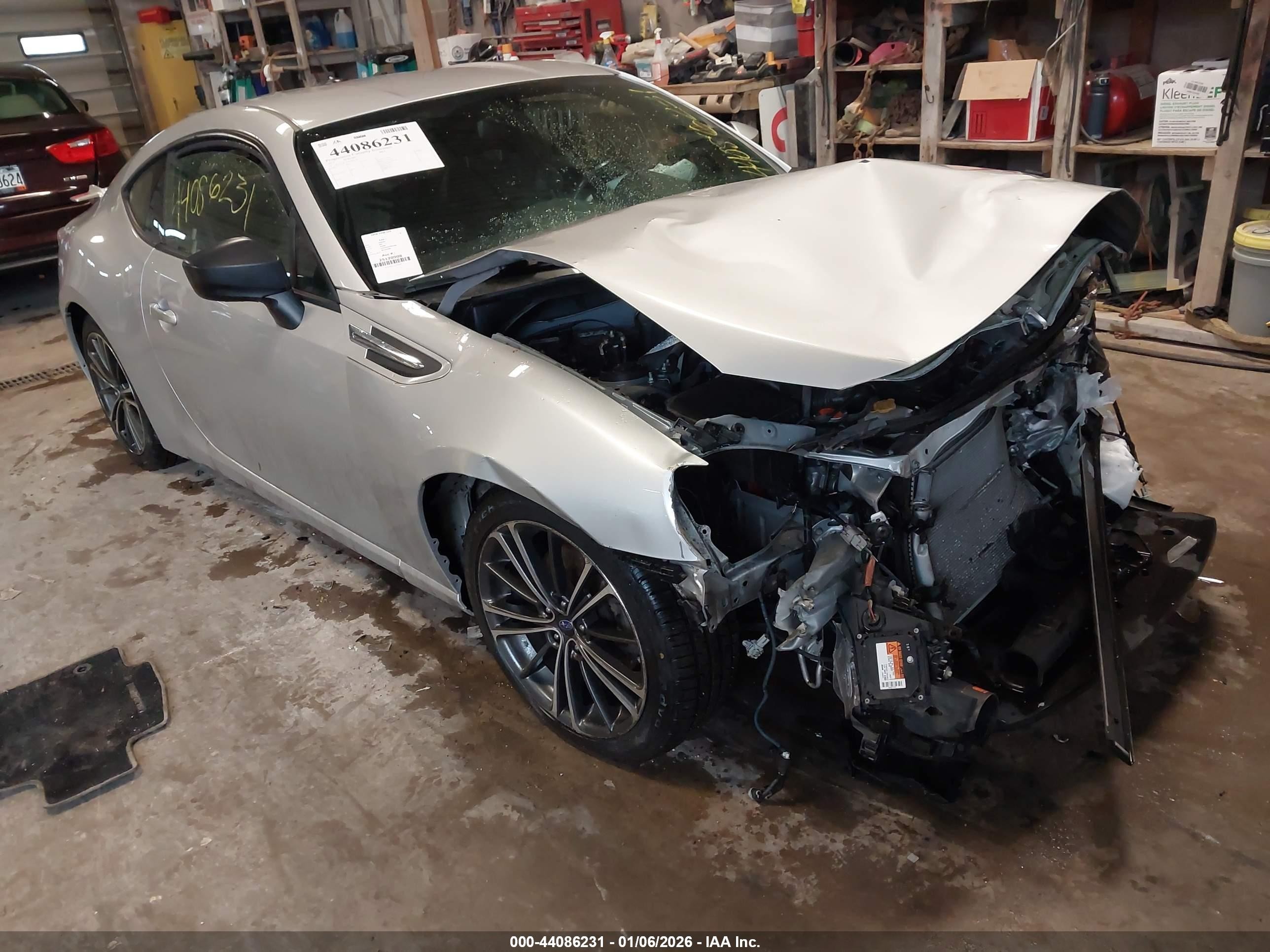 2014 Subaru Brz Limited Silver vin: JF1ZCAC1XE9601496