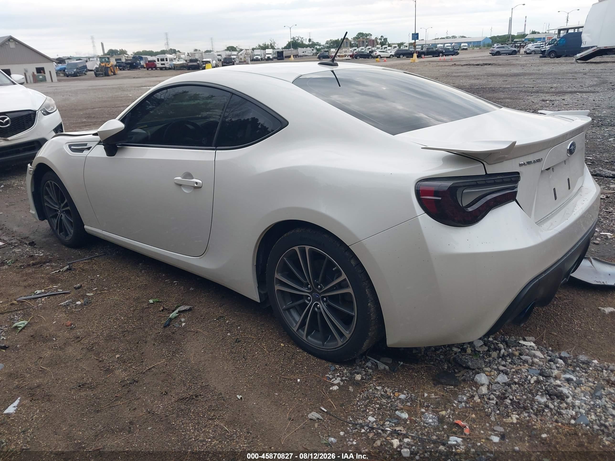 2014 Subaru Brz Limited White vin: JF1ZCAC1XE9604625