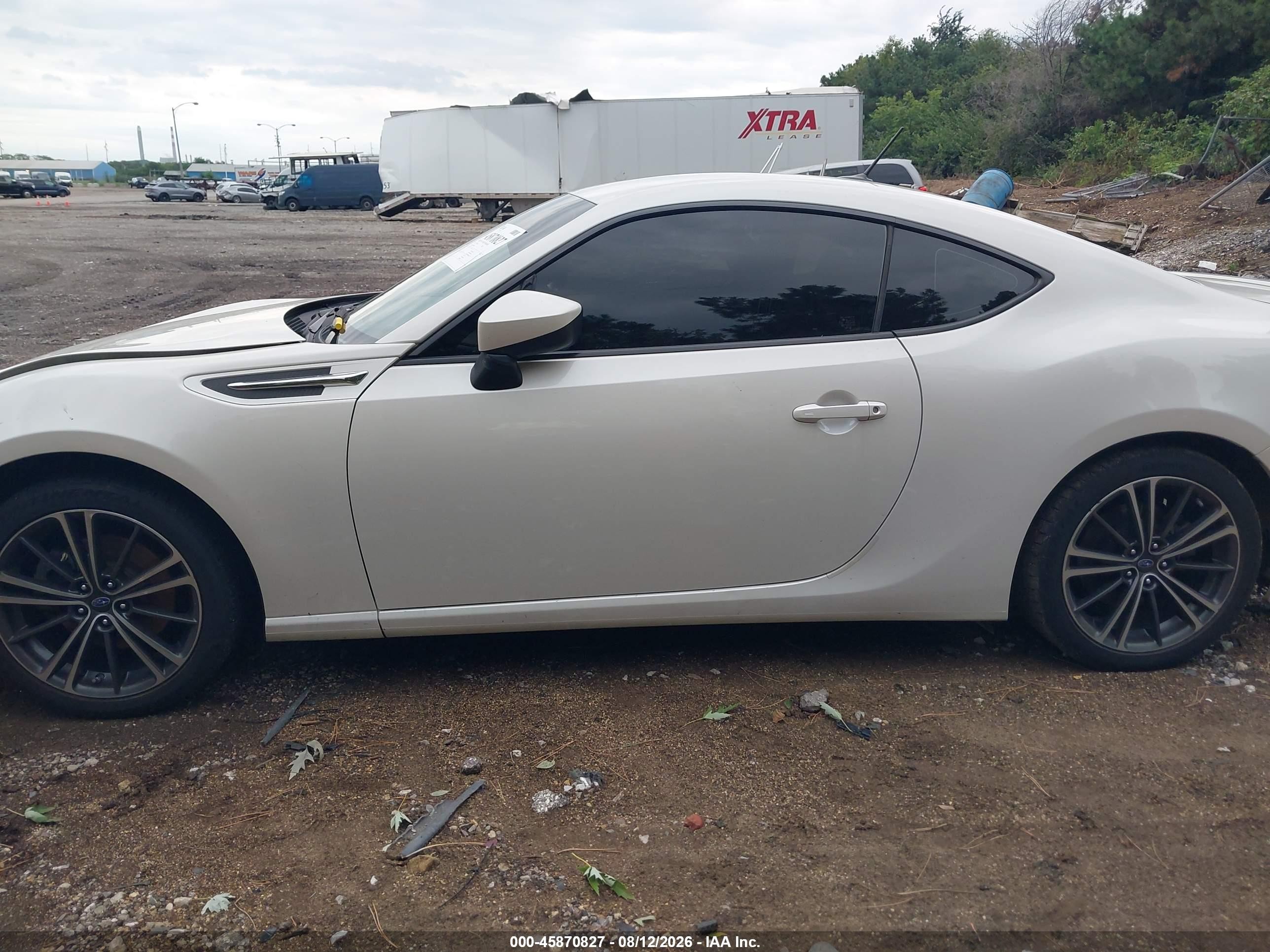 2014 Subaru Brz Limited White vin: JF1ZCAC1XE9604625