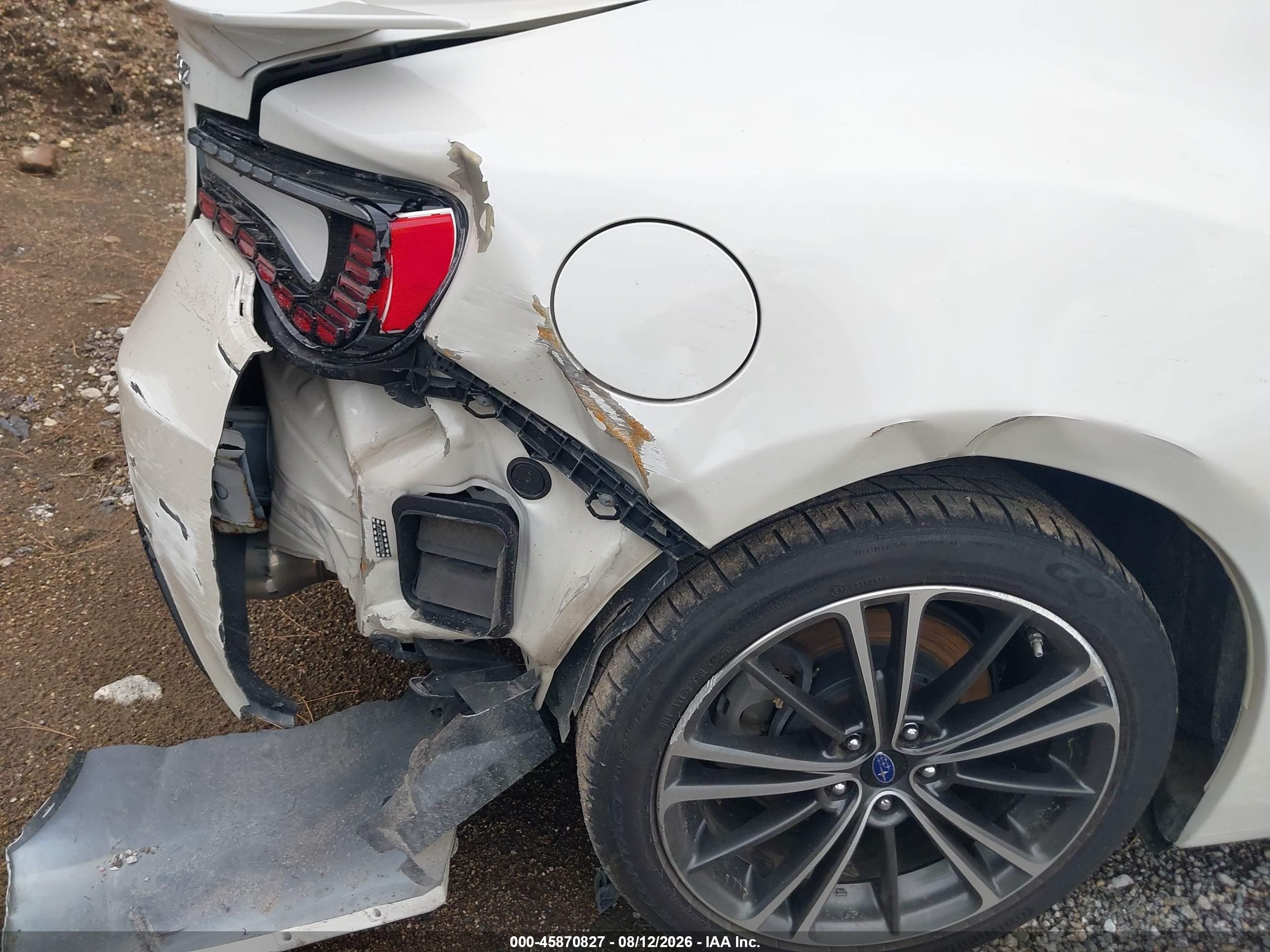 2014 Subaru Brz Limited White vin: JF1ZCAC1XE9604625
