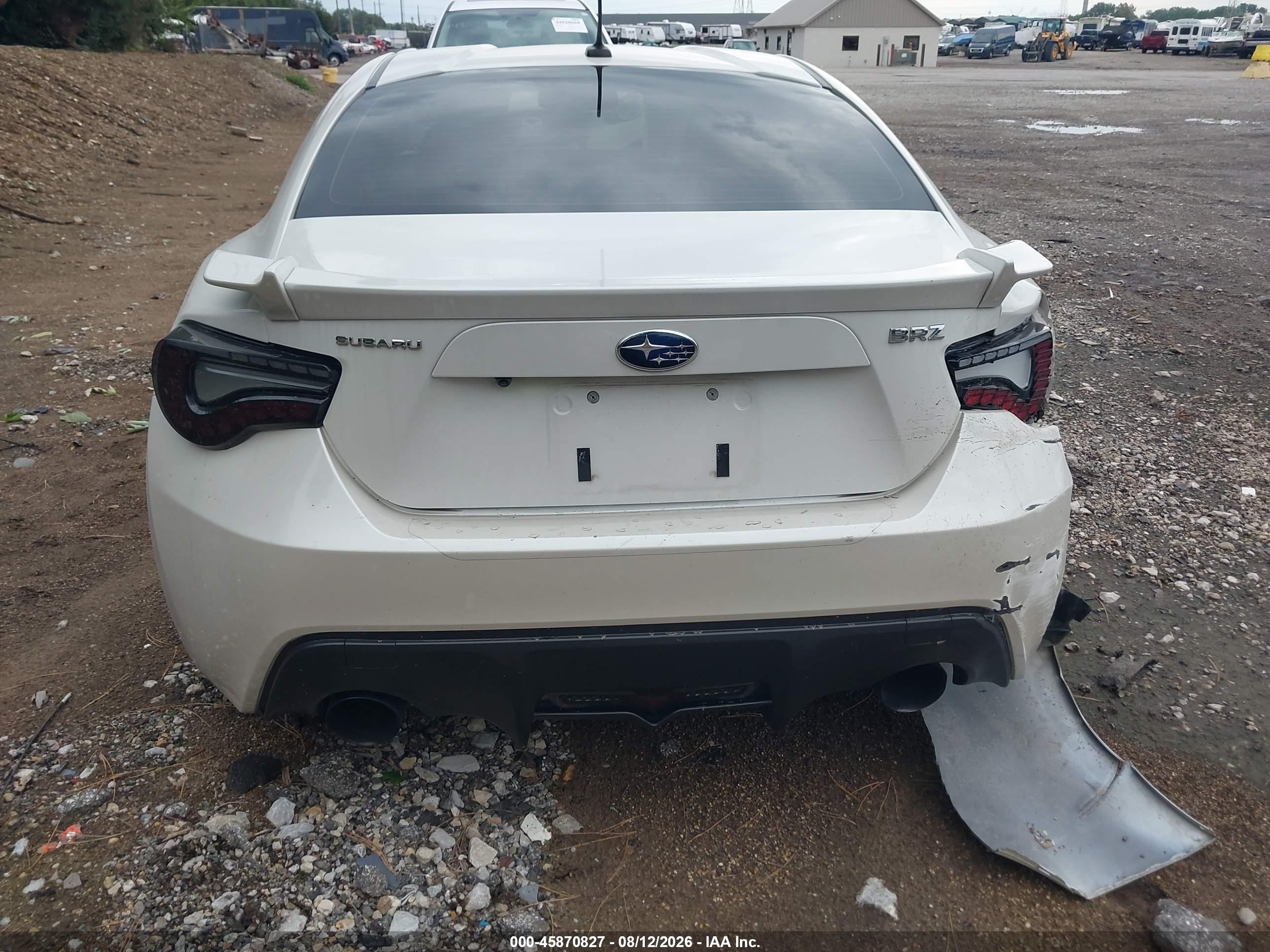 2014 Subaru Brz Limited White vin: JF1ZCAC1XE9604625