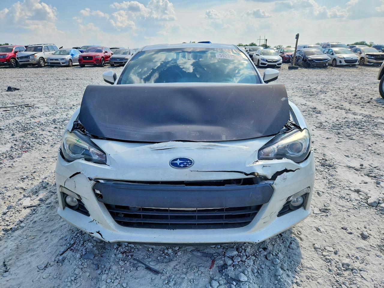 2015 Subaru Brz 2.0 Limited White vin: JF1ZCAC1XF8605149