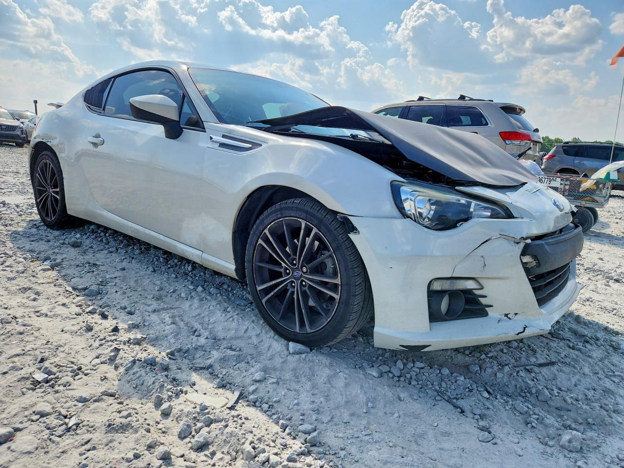 2015 Subaru Brz 2.0 Limited White vin: JF1ZCAC1XF8605149