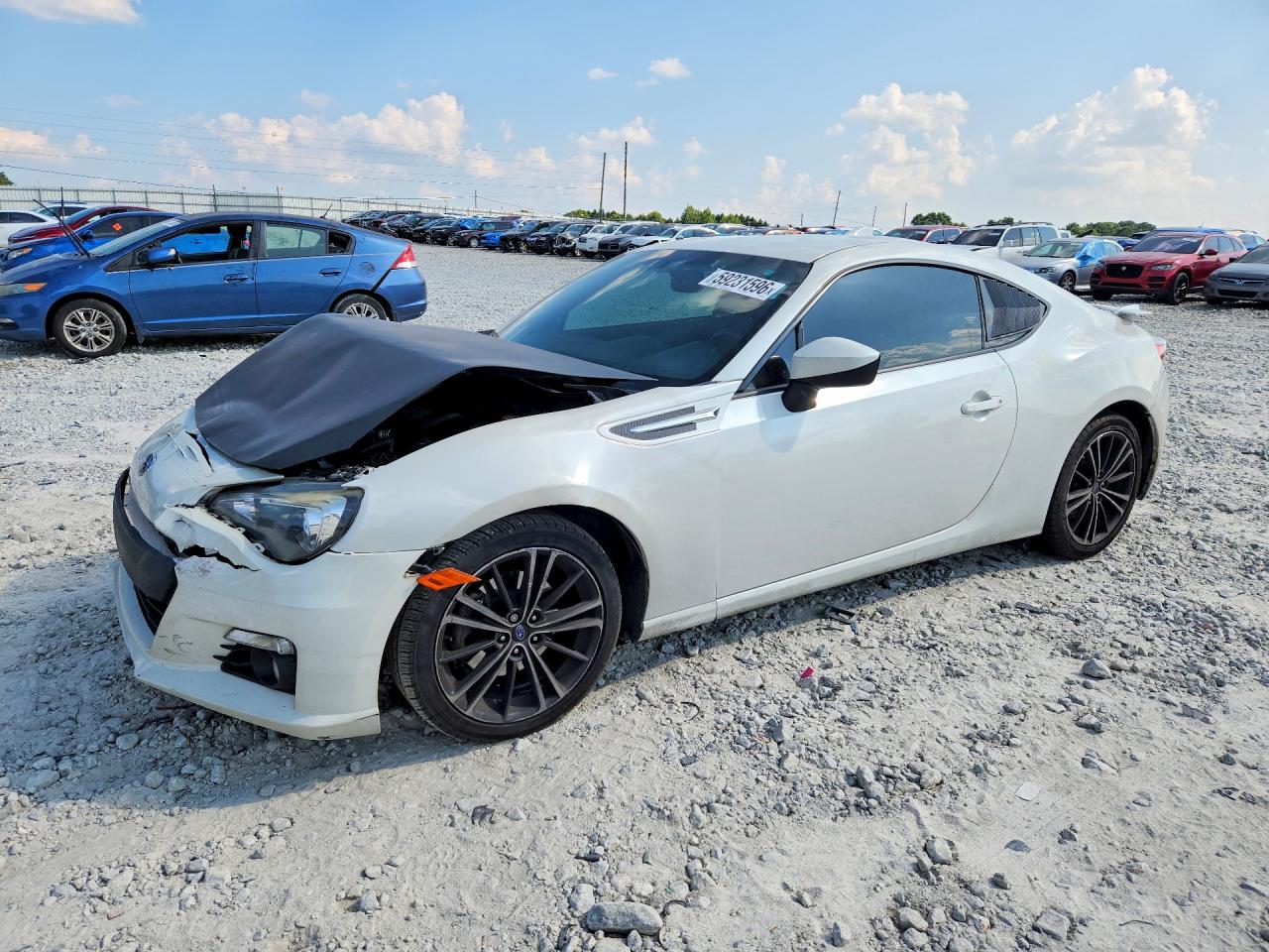 2015 Subaru Brz 2.0 Limited White vin: JF1ZCAC1XF8605149