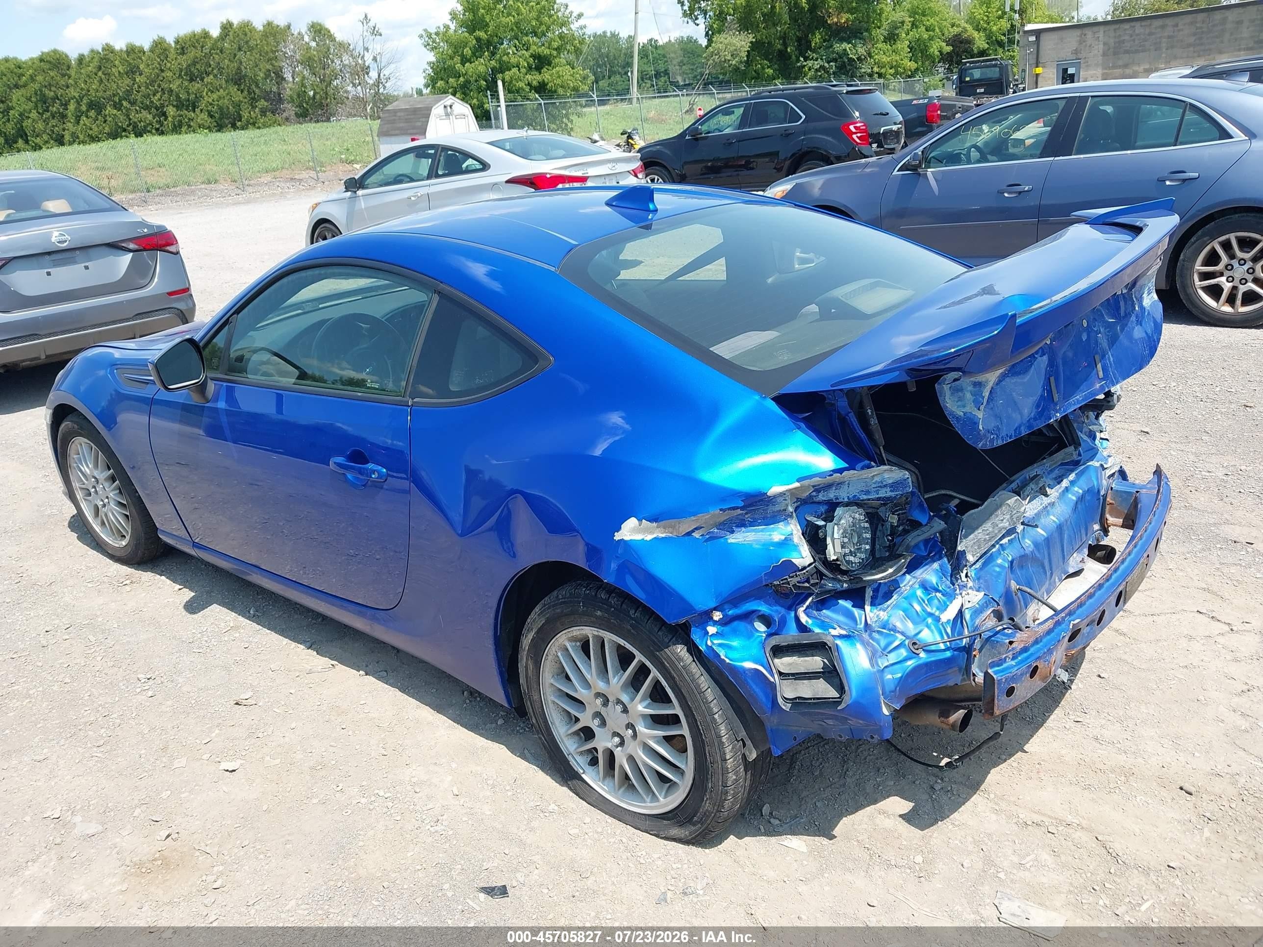 2015 Subaru Brz Limited Blue vin: JF1ZCAC1XF9602083