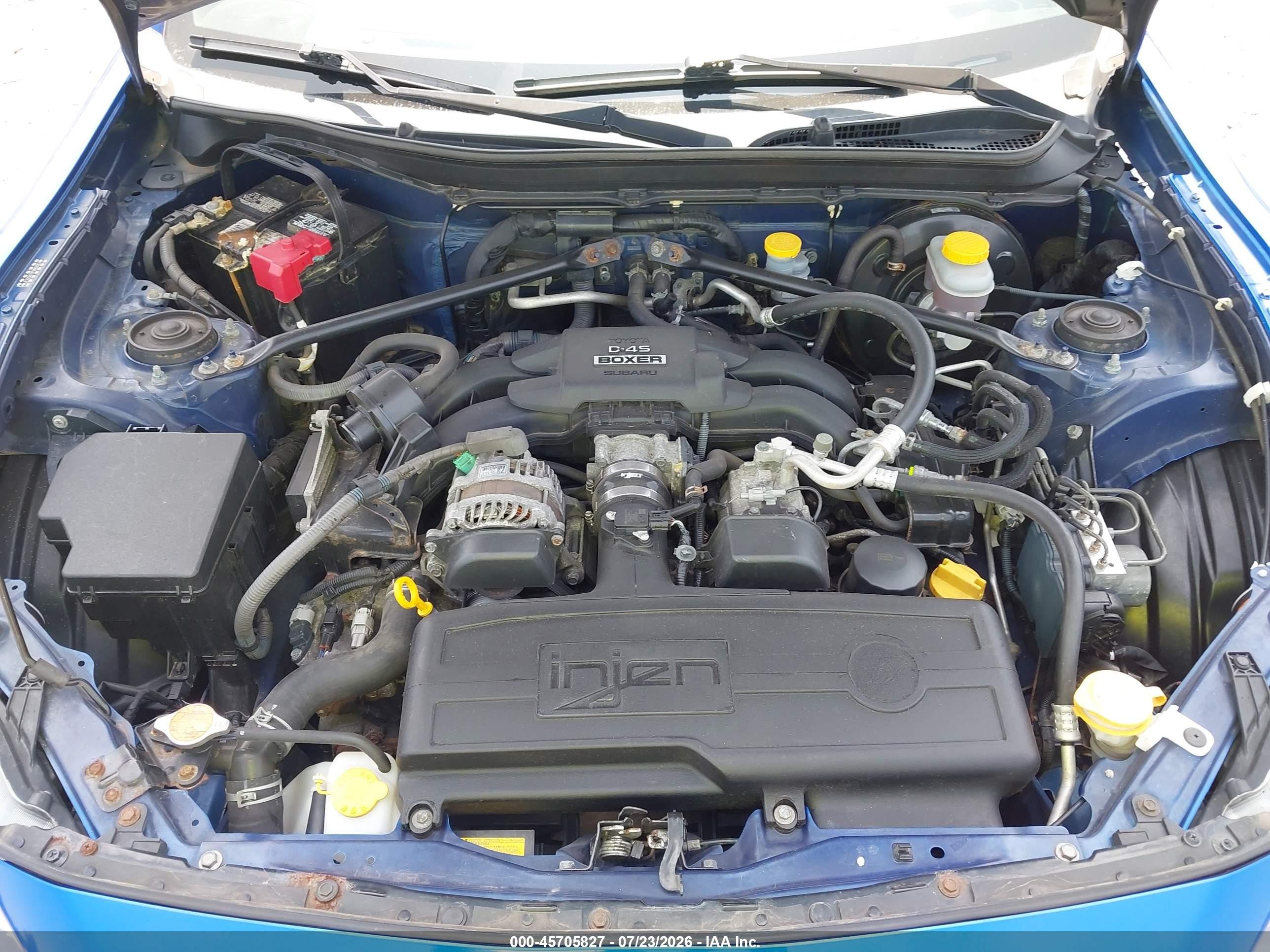 2015 Subaru Brz Limited Blue vin: JF1ZCAC1XF9602083
