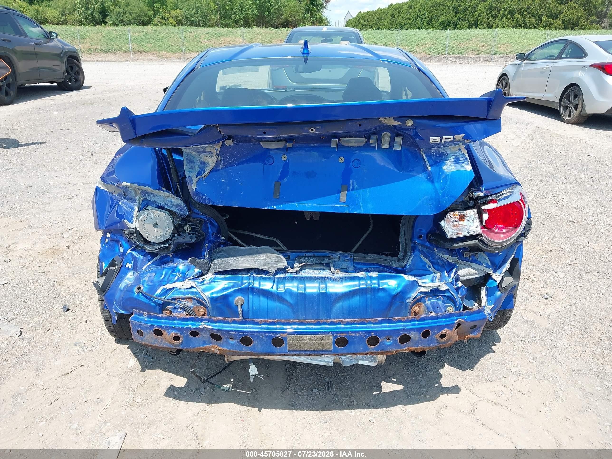 2015 Subaru Brz Limited Blue vin: JF1ZCAC1XF9602083