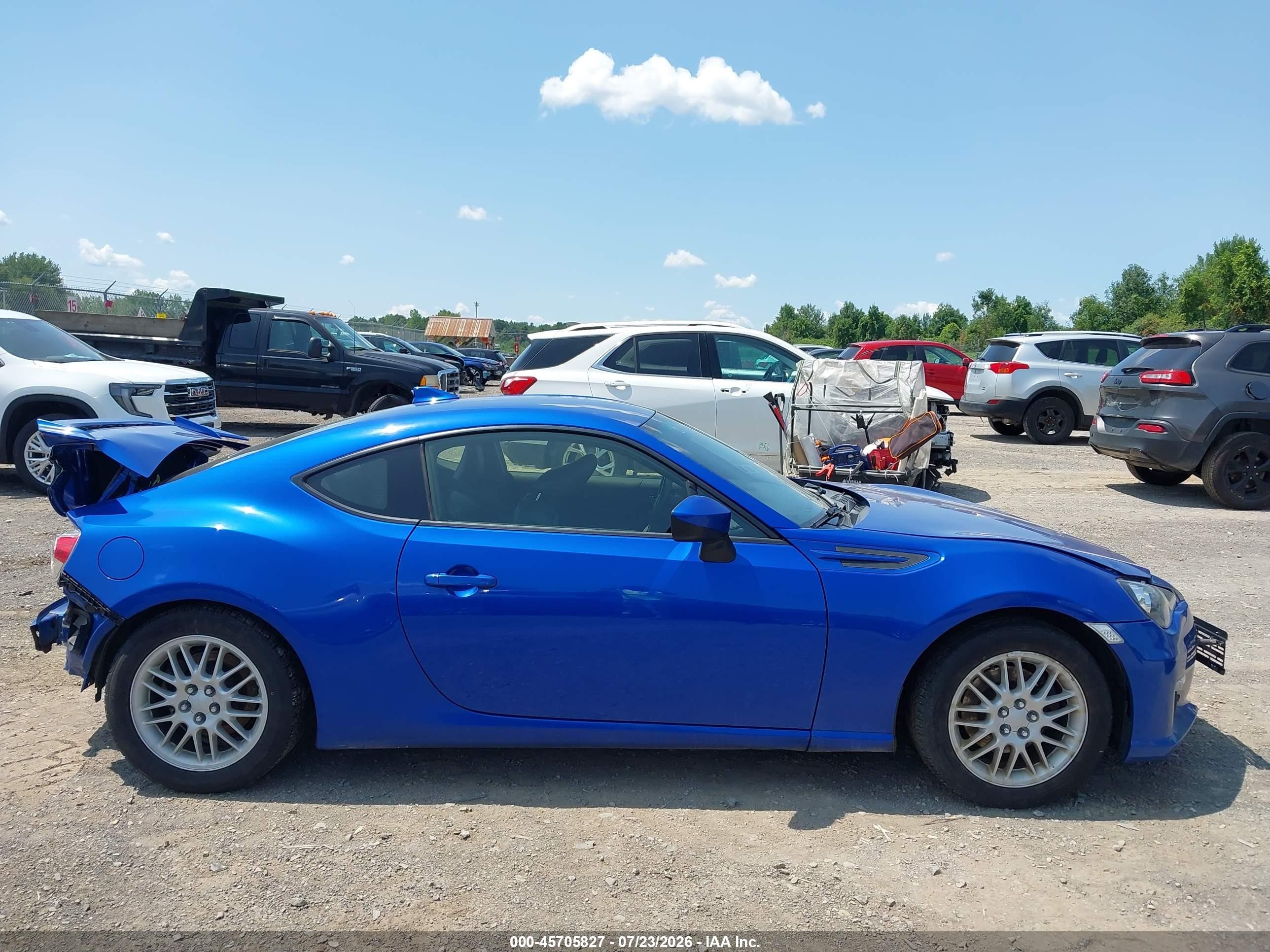 2015 Subaru Brz Limited Blue vin: JF1ZCAC1XF9602083
