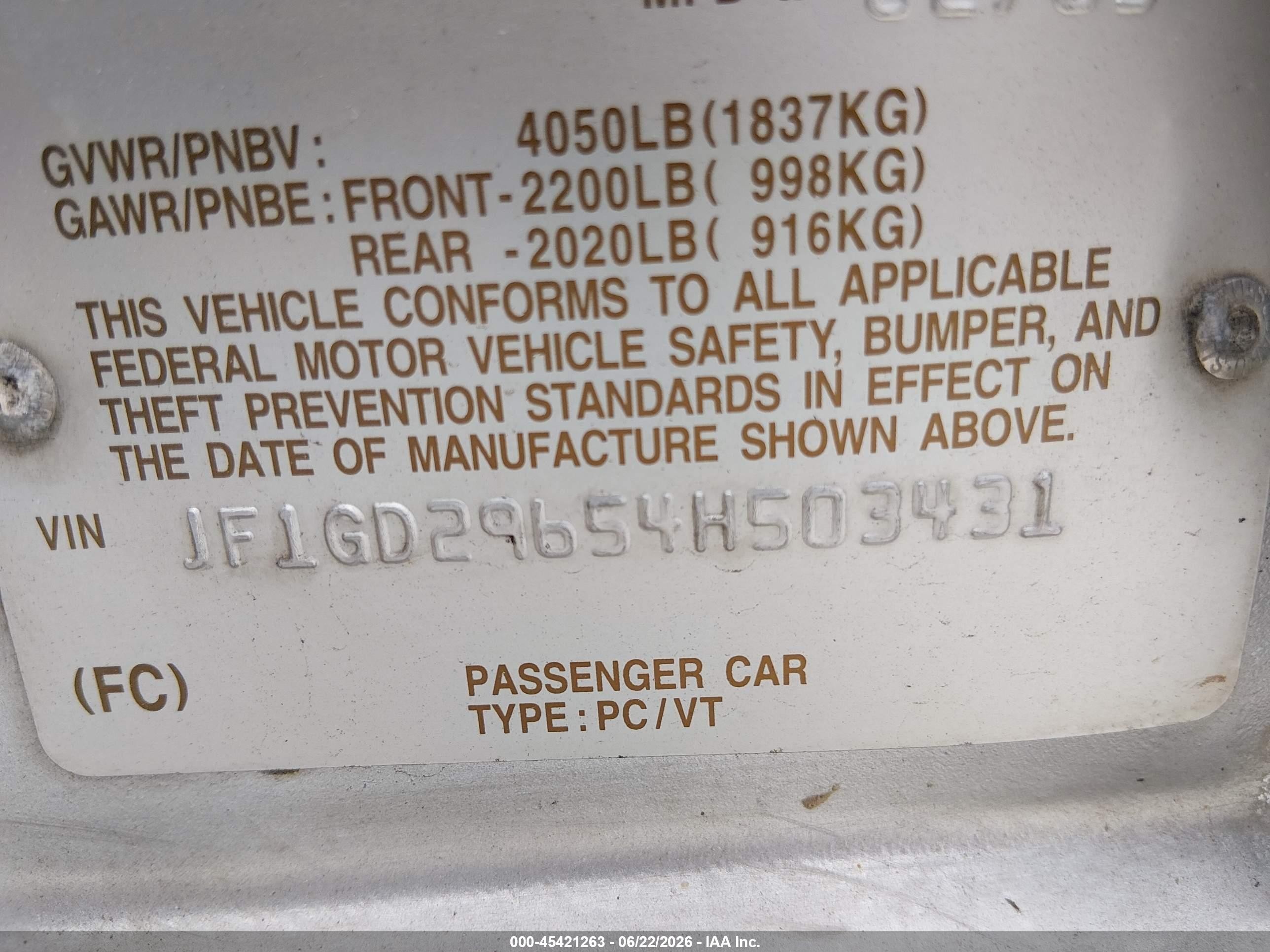 2004 Subaru Impreza Wrx Серебряный vin: JF1GD29654H503431