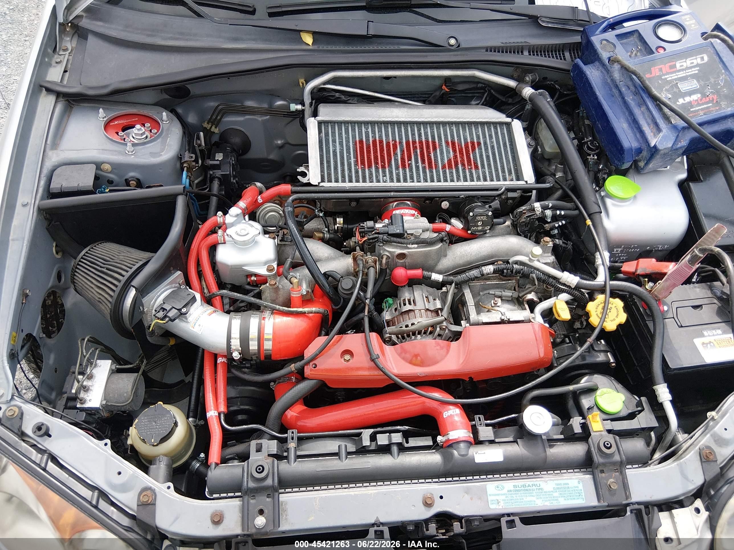 2004 Subaru Impreza Wrx Серебряный vin: JF1GD29654H503431