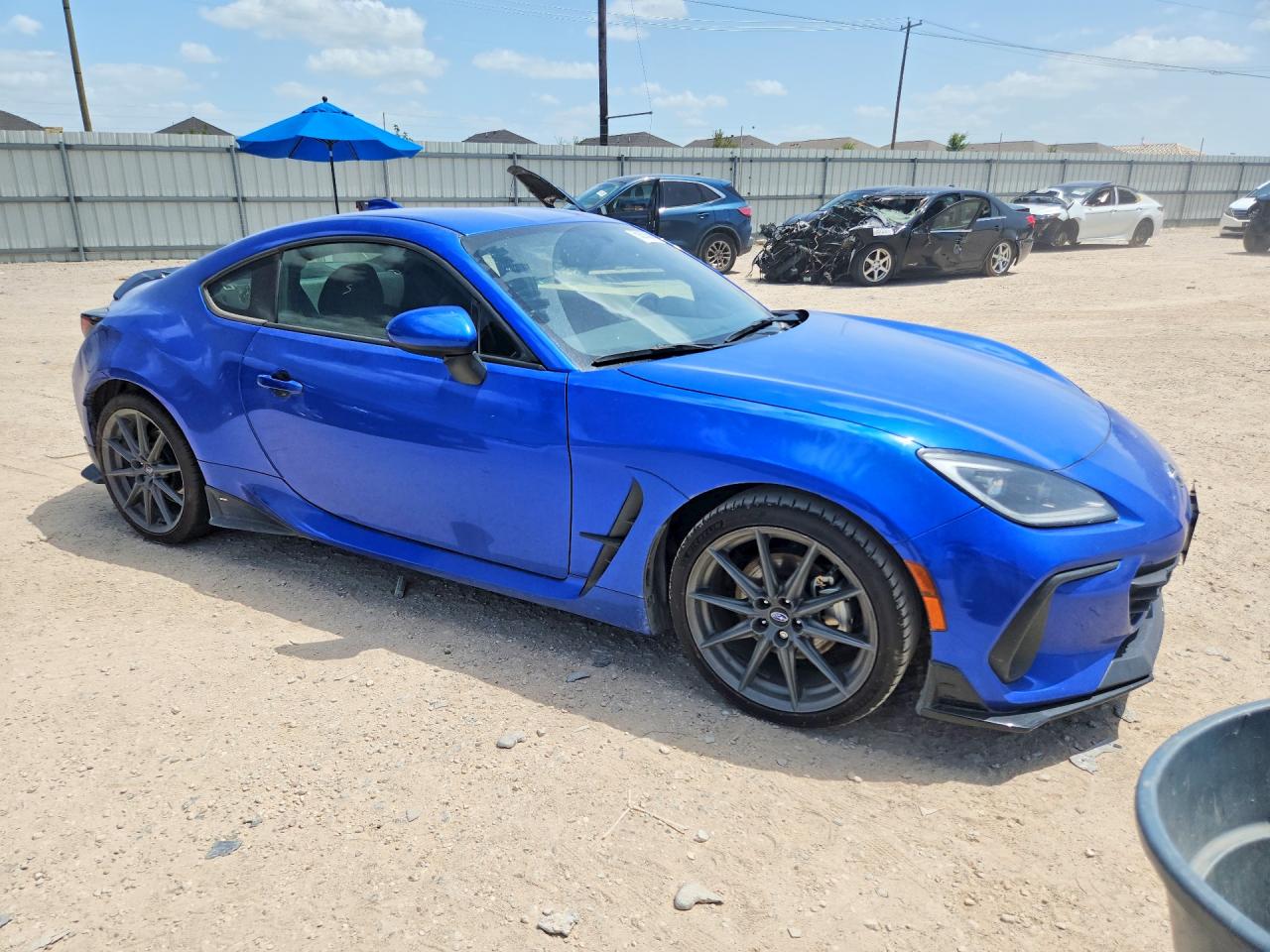 2024 Subaru Brz Limited Blue vin: JF1ZDBE10R8702607
