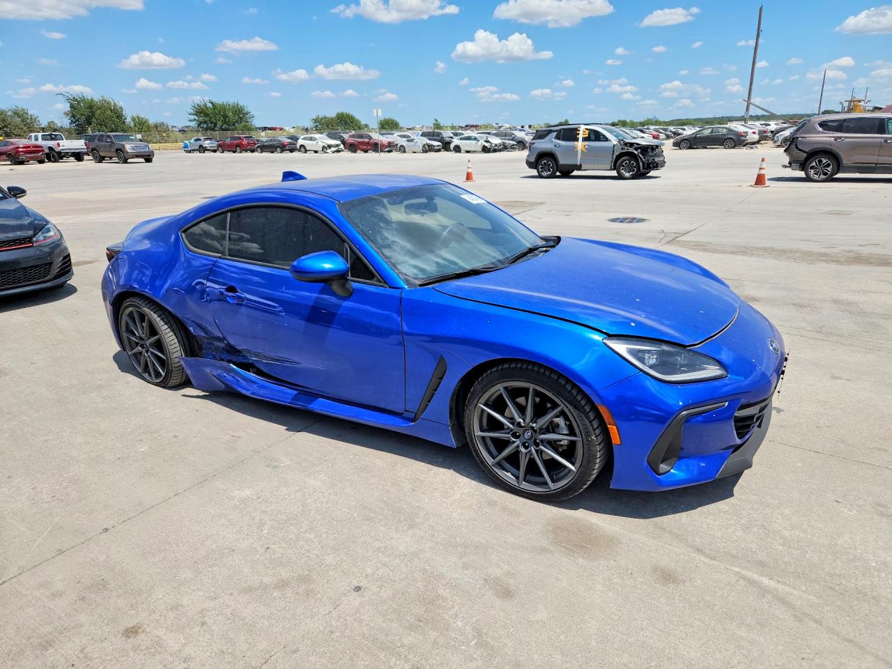 2024 Subaru Brz Limited Blue vin: JF1ZDBE10R8703286