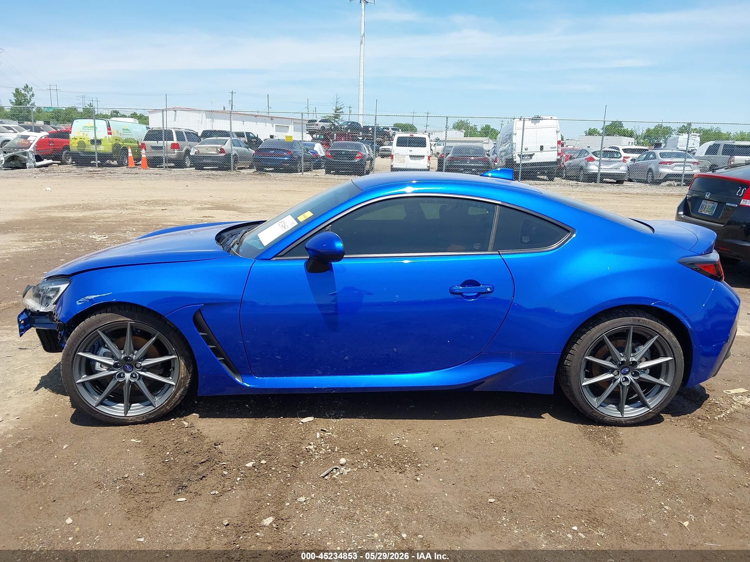 2025 Subaru Brz Limited Blue vin: JF1ZDBE10S9703286