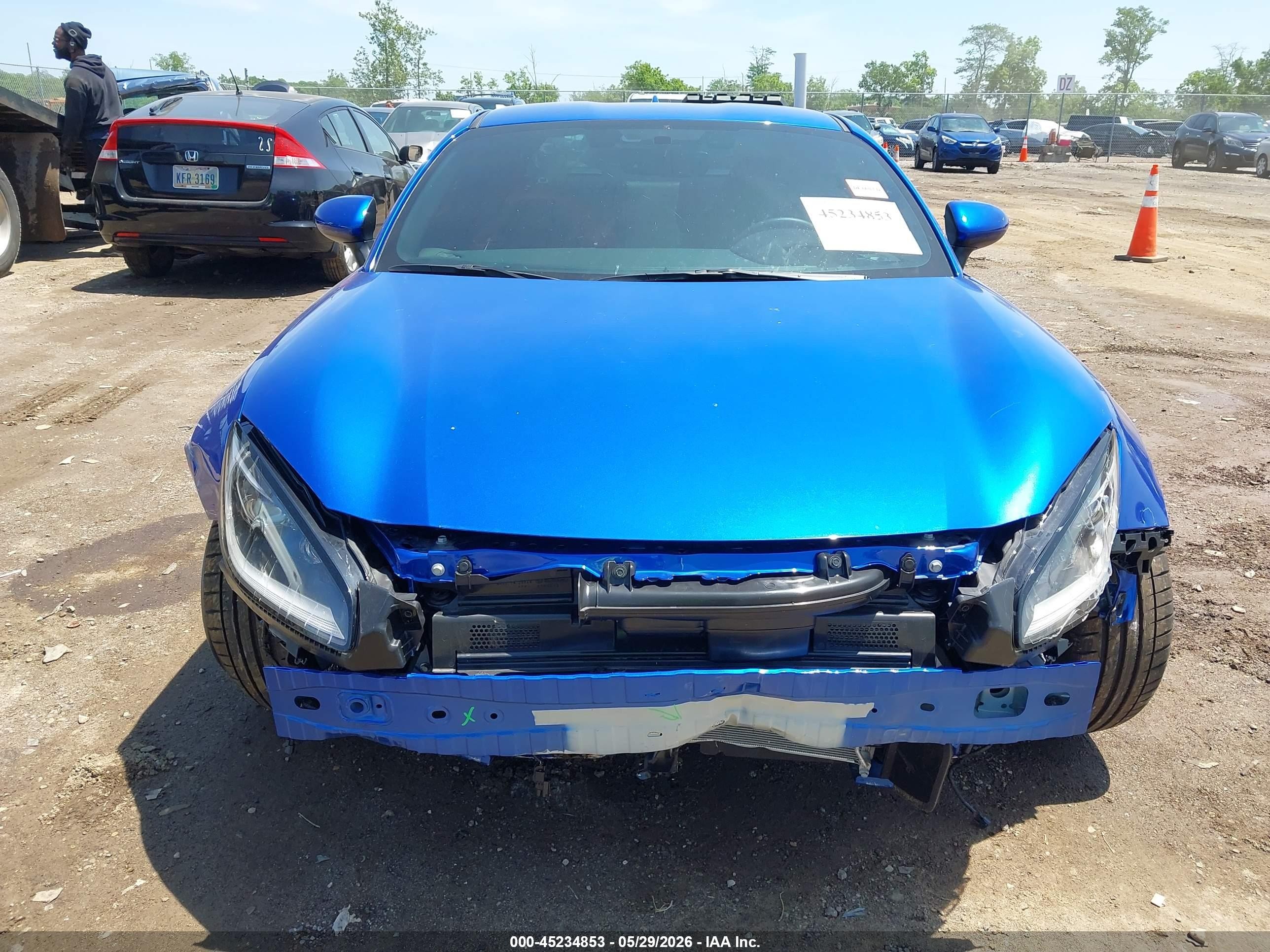 2025 Subaru Brz Limited Blue vin: JF1ZDBE10S9703286