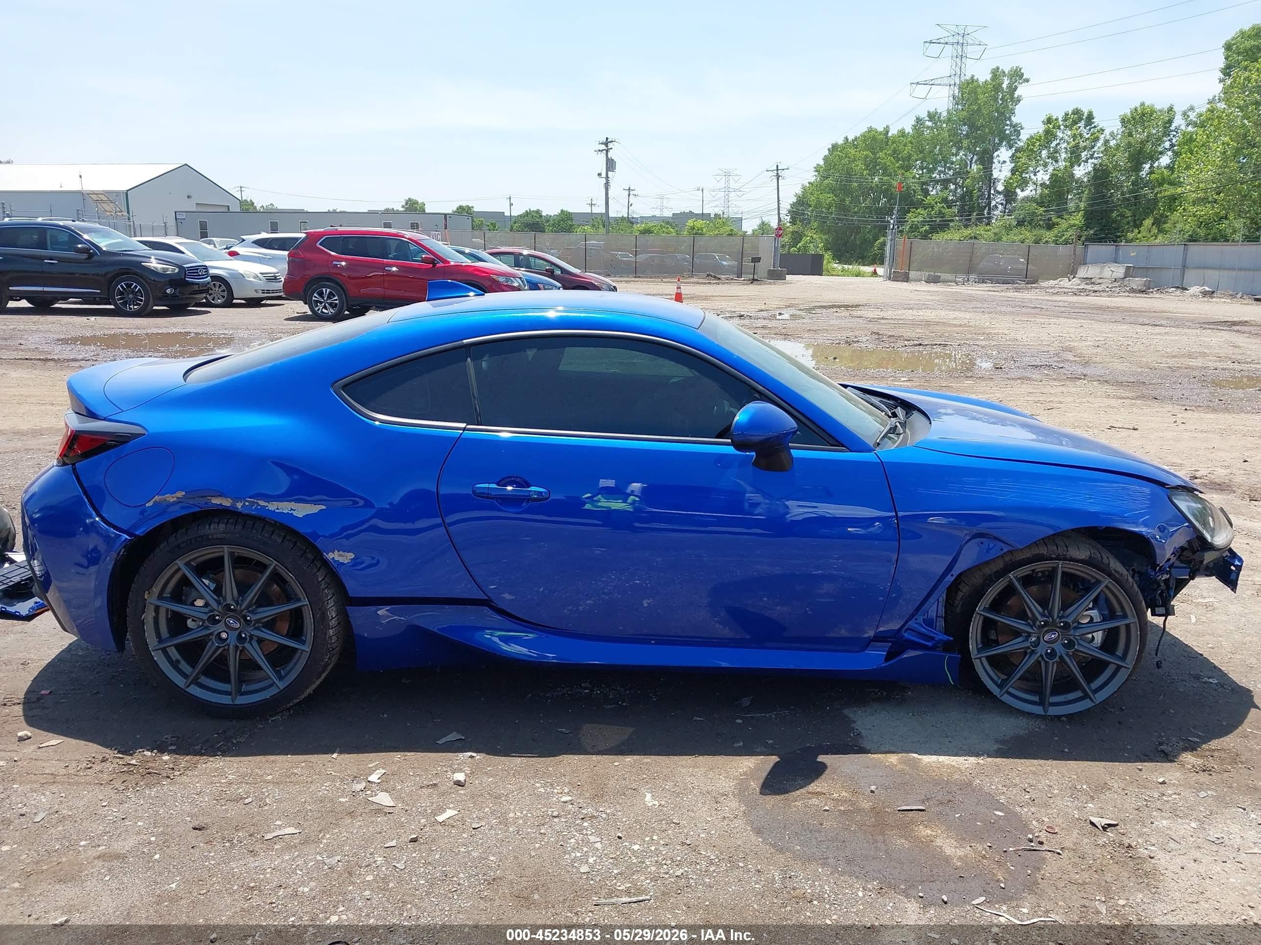 2025 Subaru Brz Limited Blue vin: JF1ZDBE10S9703286