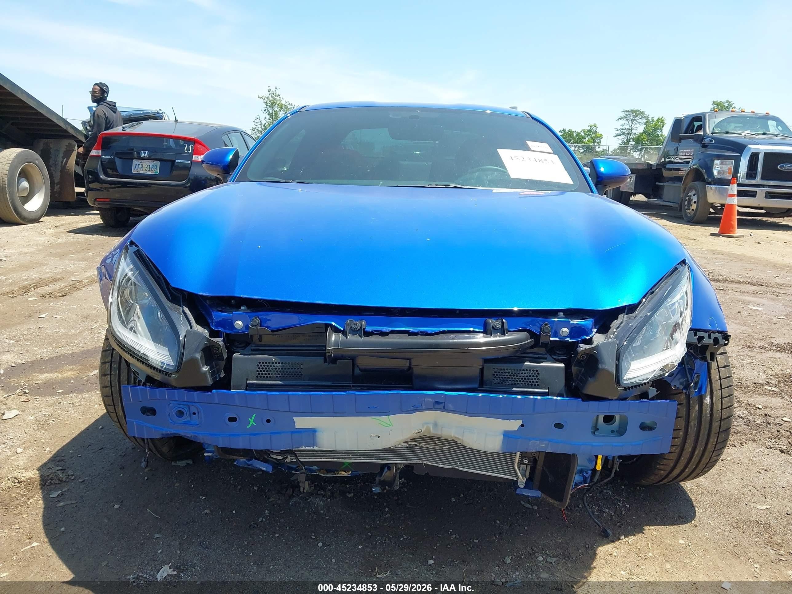 2025 Subaru Brz Limited Blue vin: JF1ZDBE10S9703286