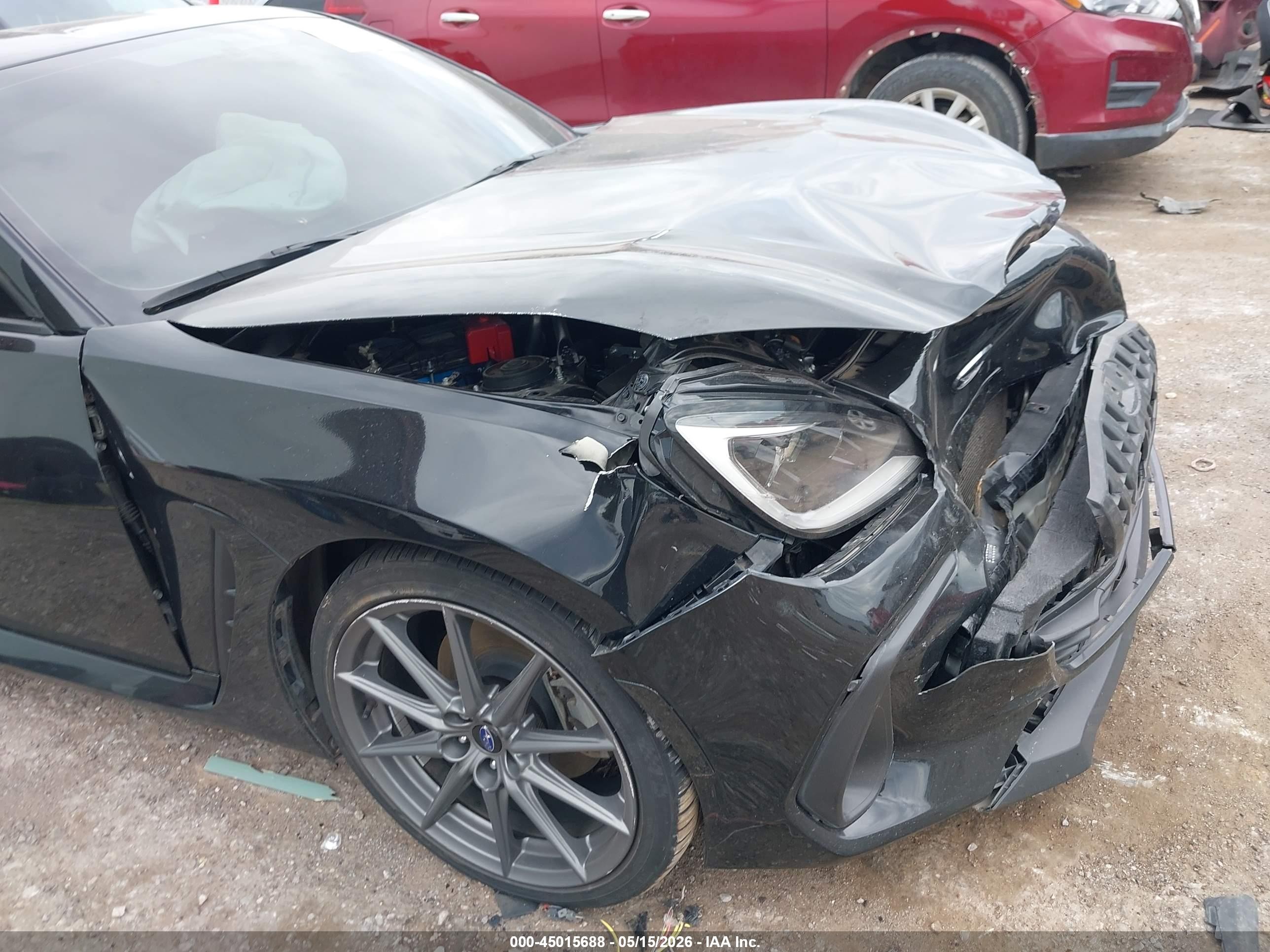 2022 Subaru Brz Limited Черный vin: JF1ZDBE12N9701124