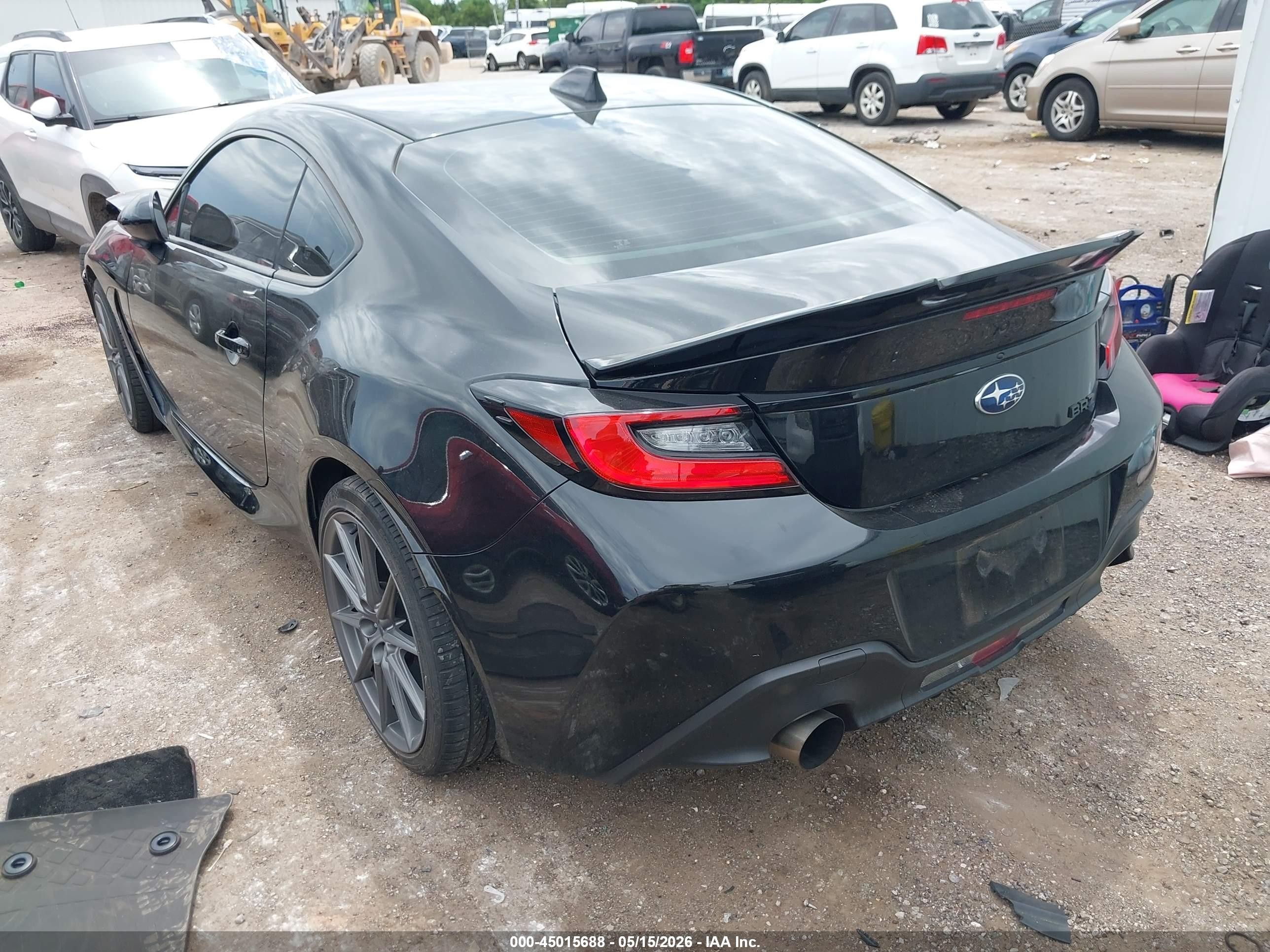 2022 Subaru Brz Limited Черный vin: JF1ZDBE12N9701124
