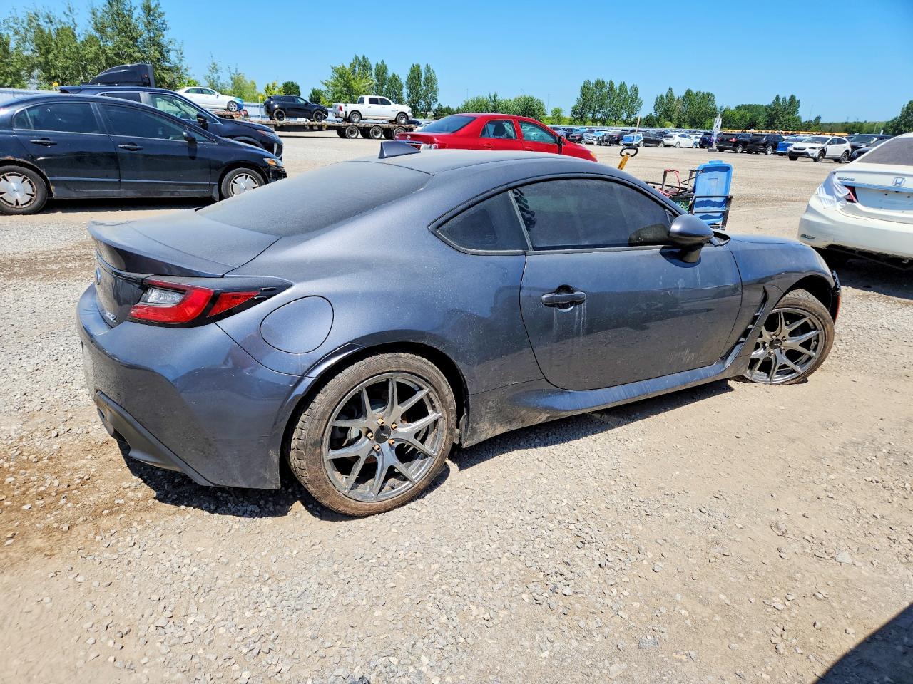 2022 Subaru Brz Limited Gray vin: JF1ZDBE16N9702227