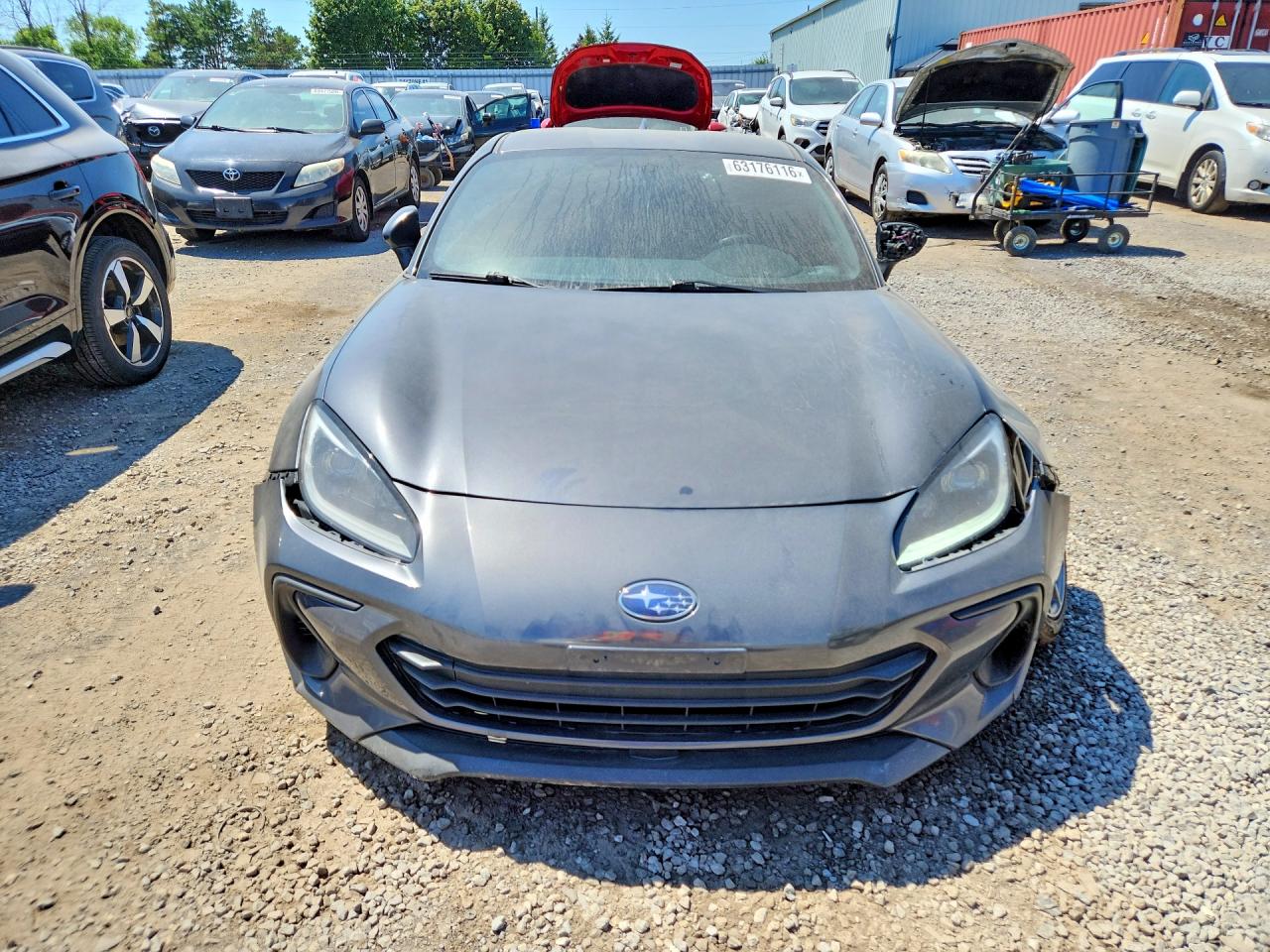 2022 Subaru Brz Limited Gray vin: JF1ZDBE16N9702227