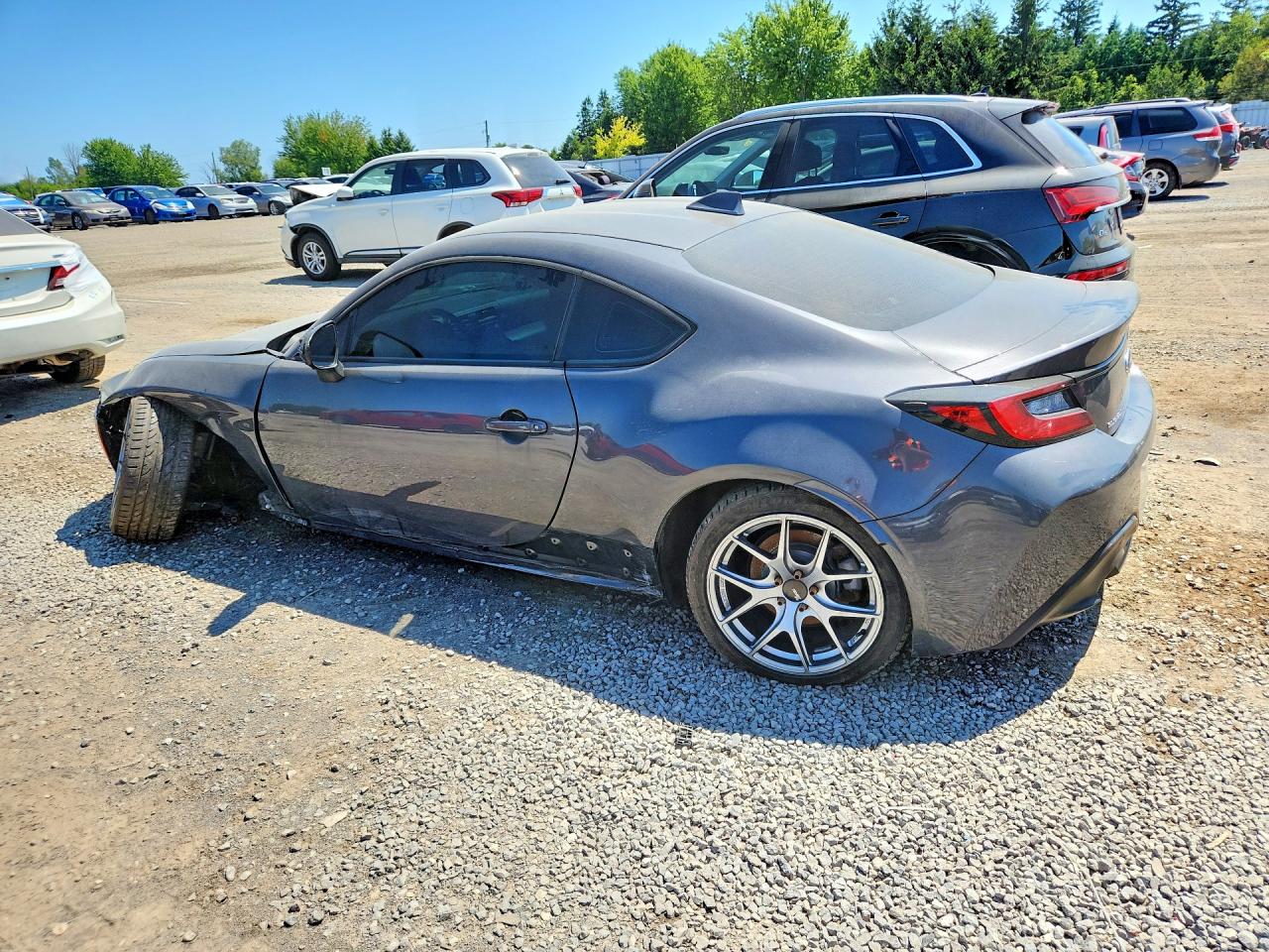 2022 Subaru Brz Limited Gray vin: JF1ZDBE16N9702227