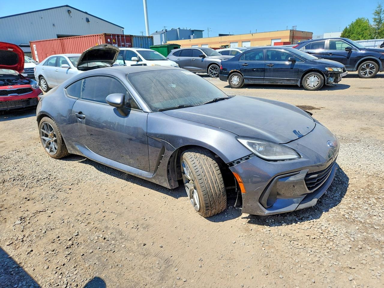 2022 Subaru Brz Limited Gray vin: JF1ZDBE16N9702227