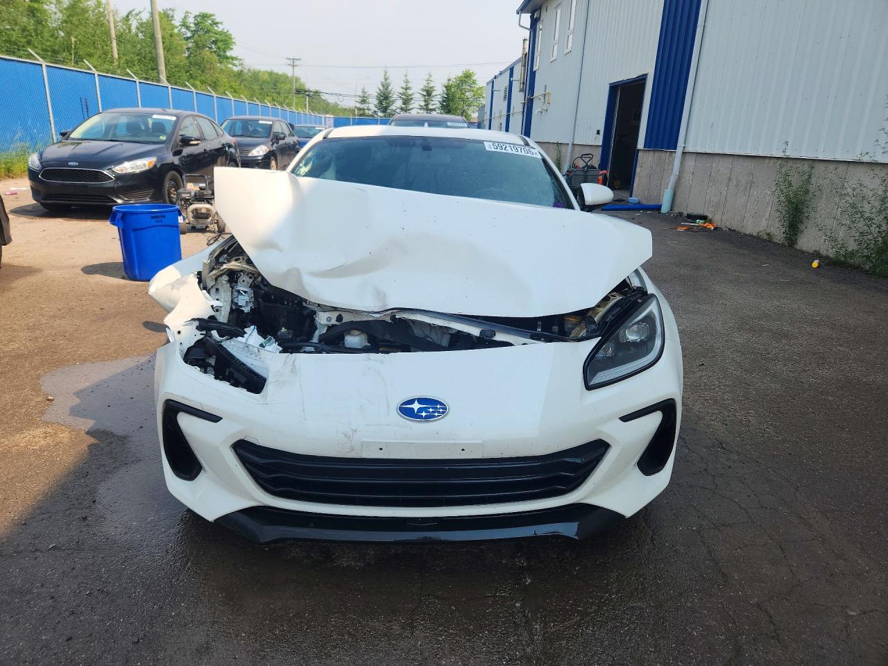 2022 Subaru Brz Limited White vin: JF1ZDBE18N9700639