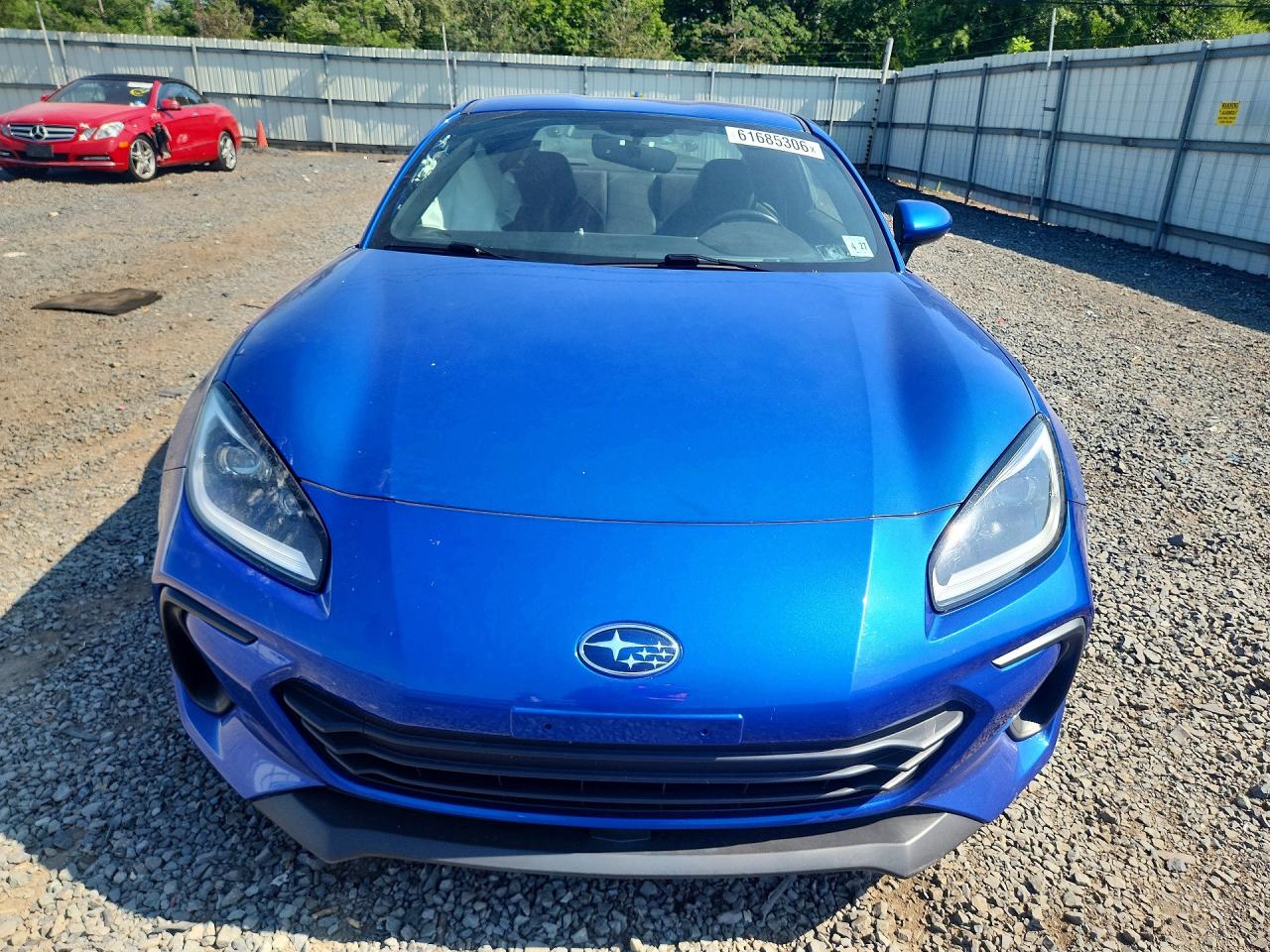 2022 Subaru Brz Limited Blue vin: JF1ZDBE1XN9701128