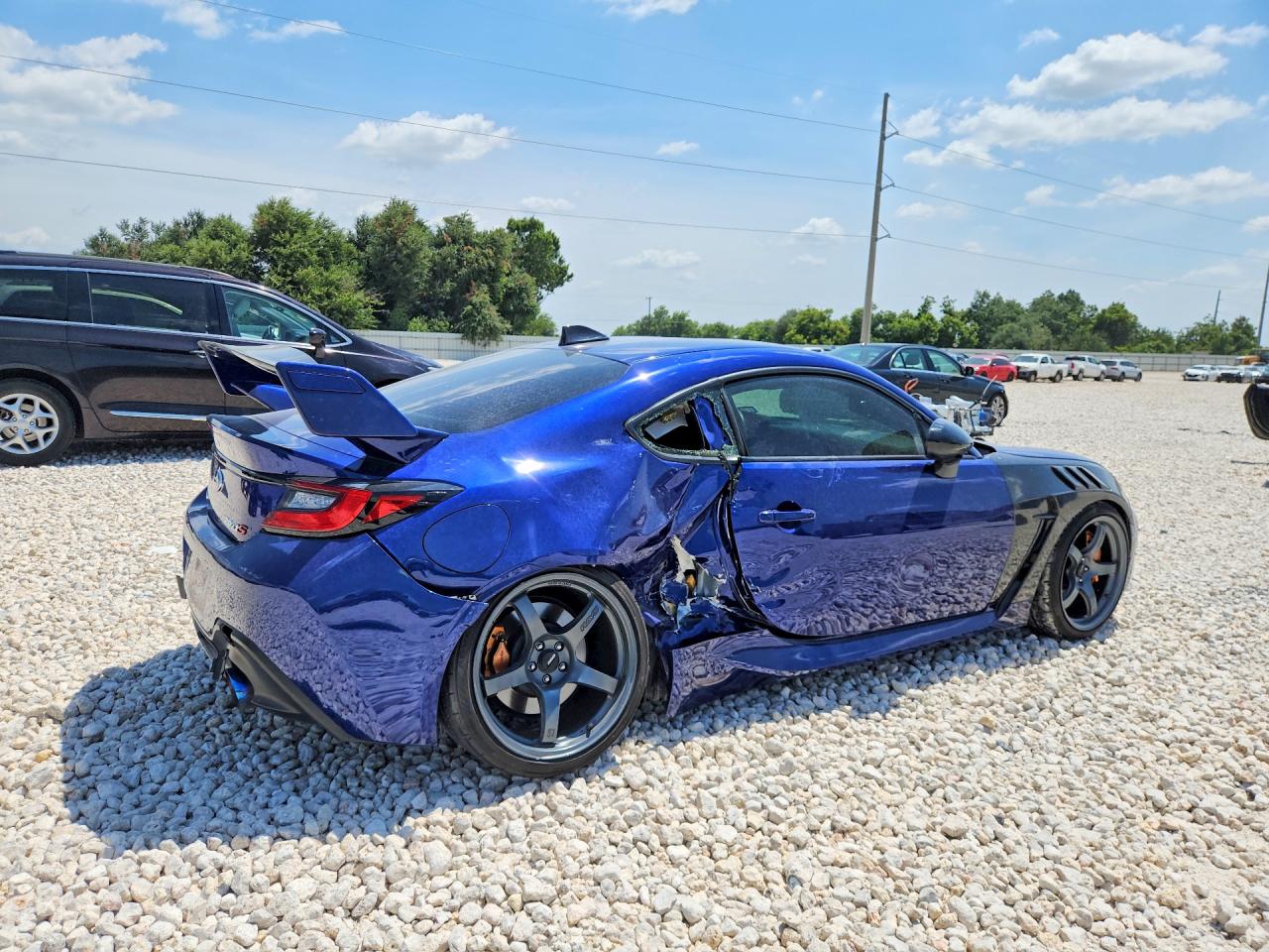 2024 Subaru Brz Ts Синий vin: JF1ZDBS16R9701380