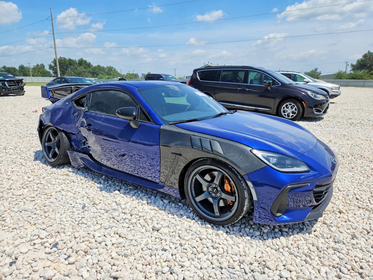 2024 Subaru Brz Ts Синий vin: JF1ZDBS16R9701380