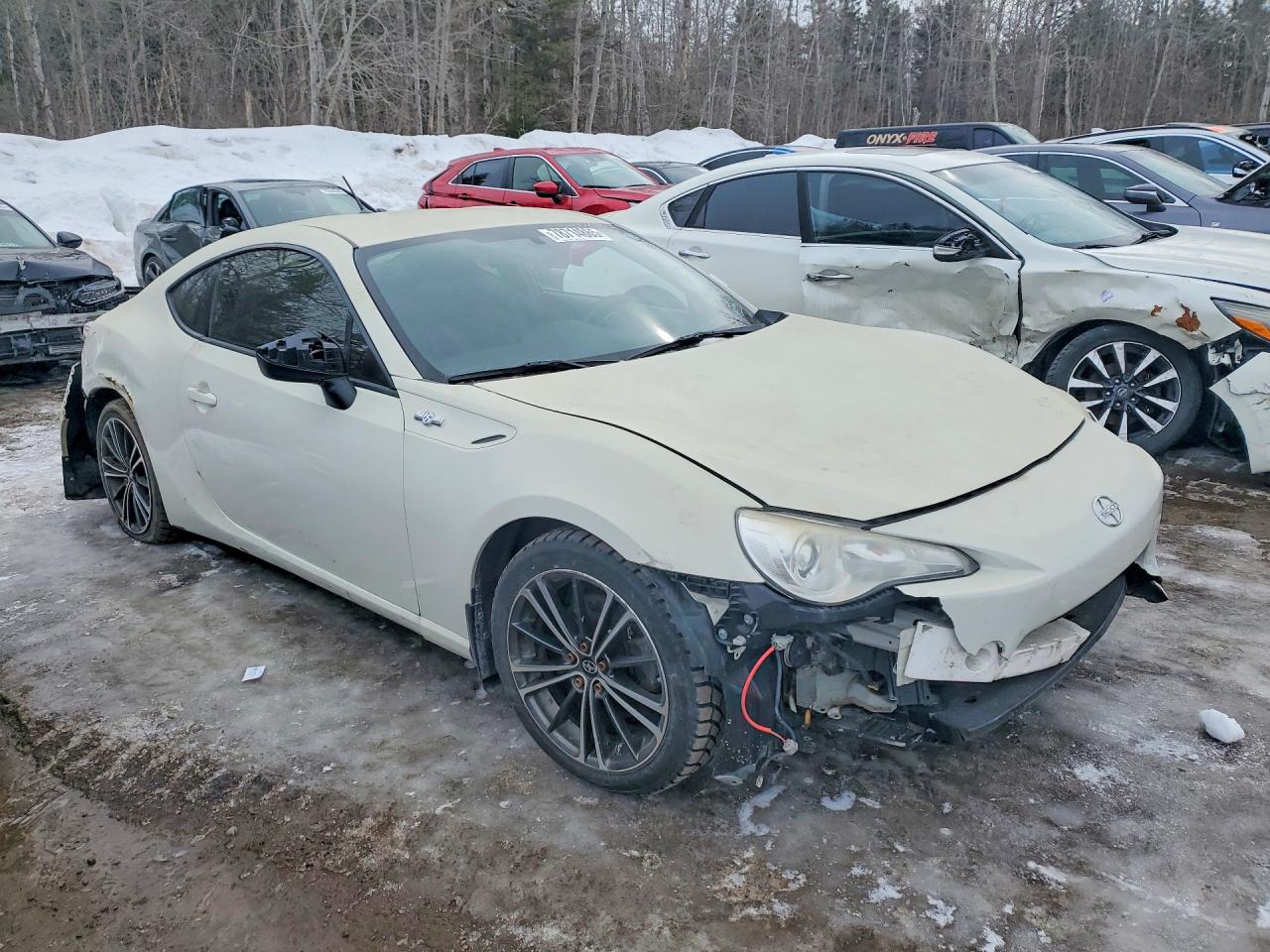 2013 Toyota Scion Fr-s Белый vin: JF1ZNAA10D2713549