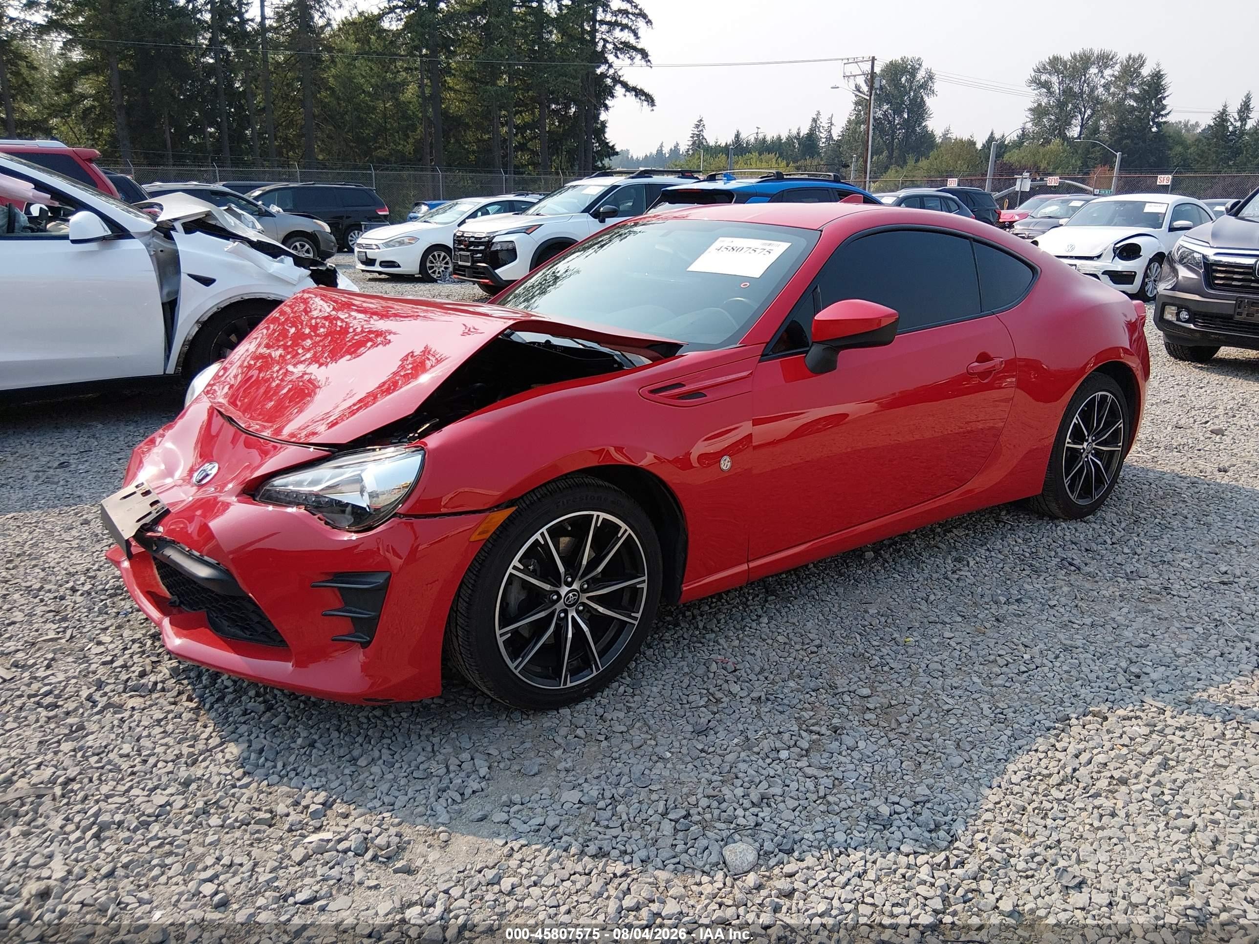 2017 Toyota 86   Red vin: JF1ZNAA11H9702279