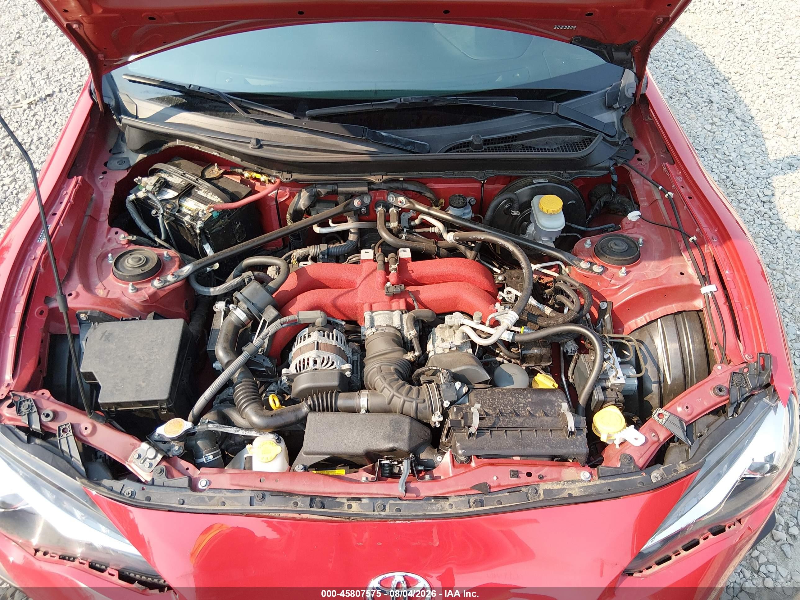 2017 Toyota 86   Red vin: JF1ZNAA11H9702279