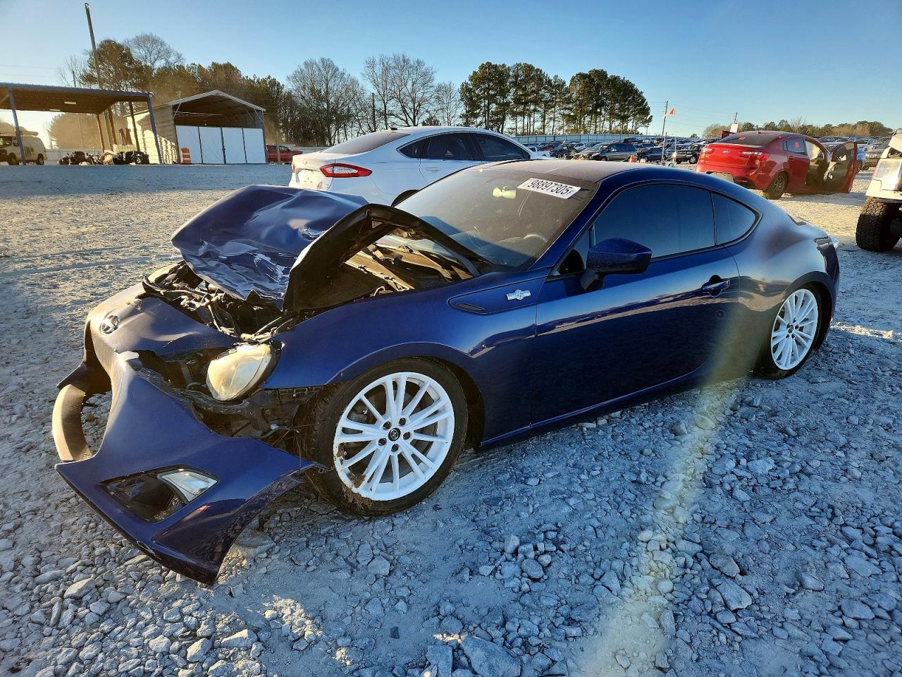 2013 Toyota Scion Fr-s Blue vin: JF1ZNAA15D1706800