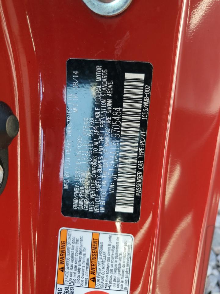 2015 Toyota Scion Fr-s Red vin: JF1ZNAA1XF9705484